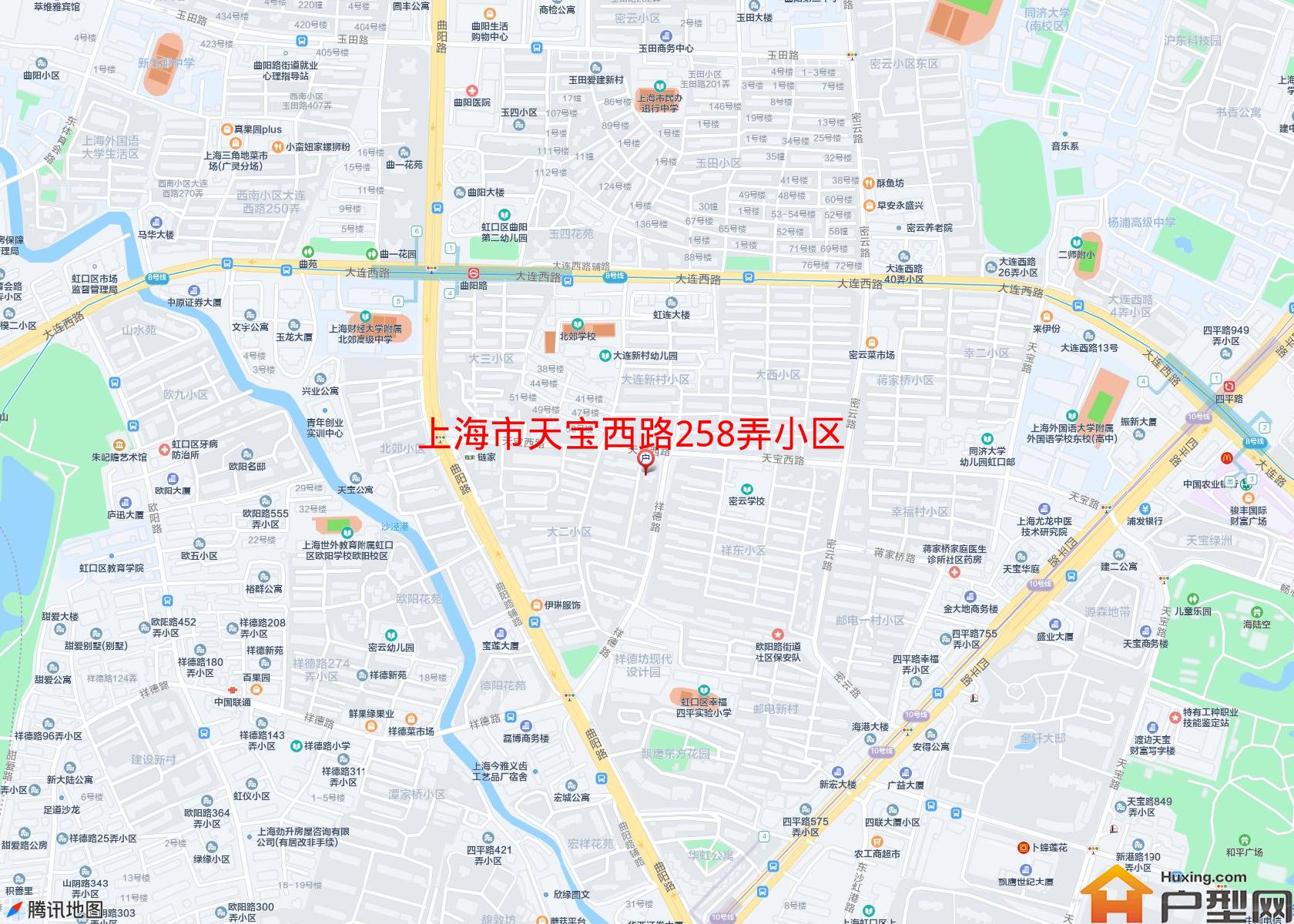 天宝西路258弄小区小区 - 户型网