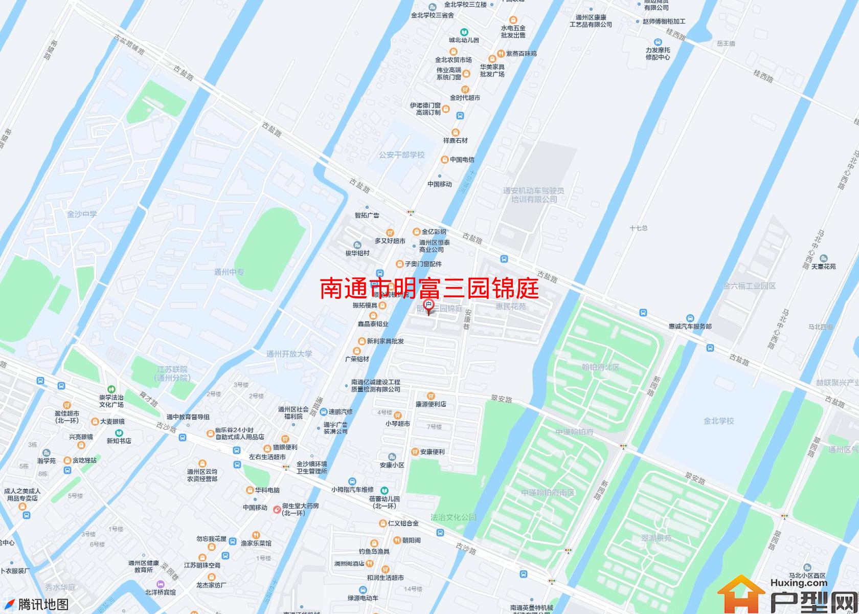 明富三园锦庭小区 - 户型网