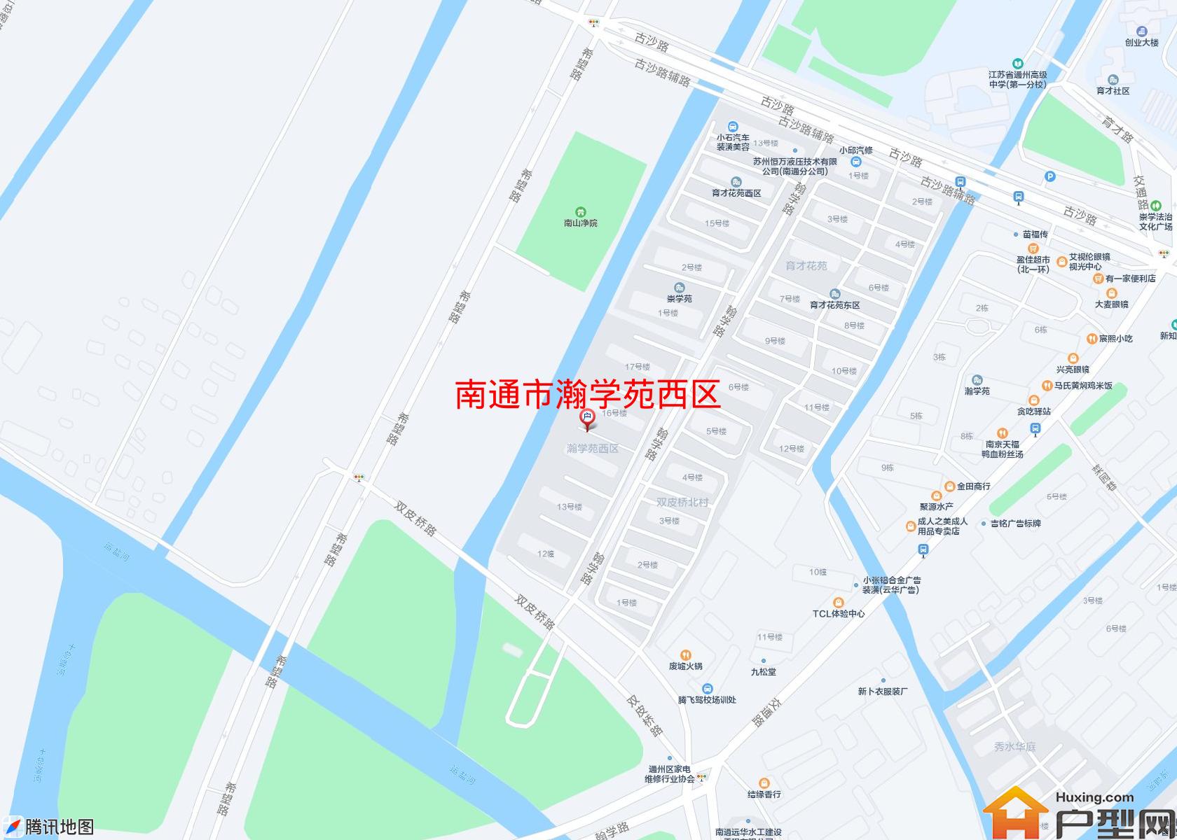 瀚学苑西区小区 - 户型网