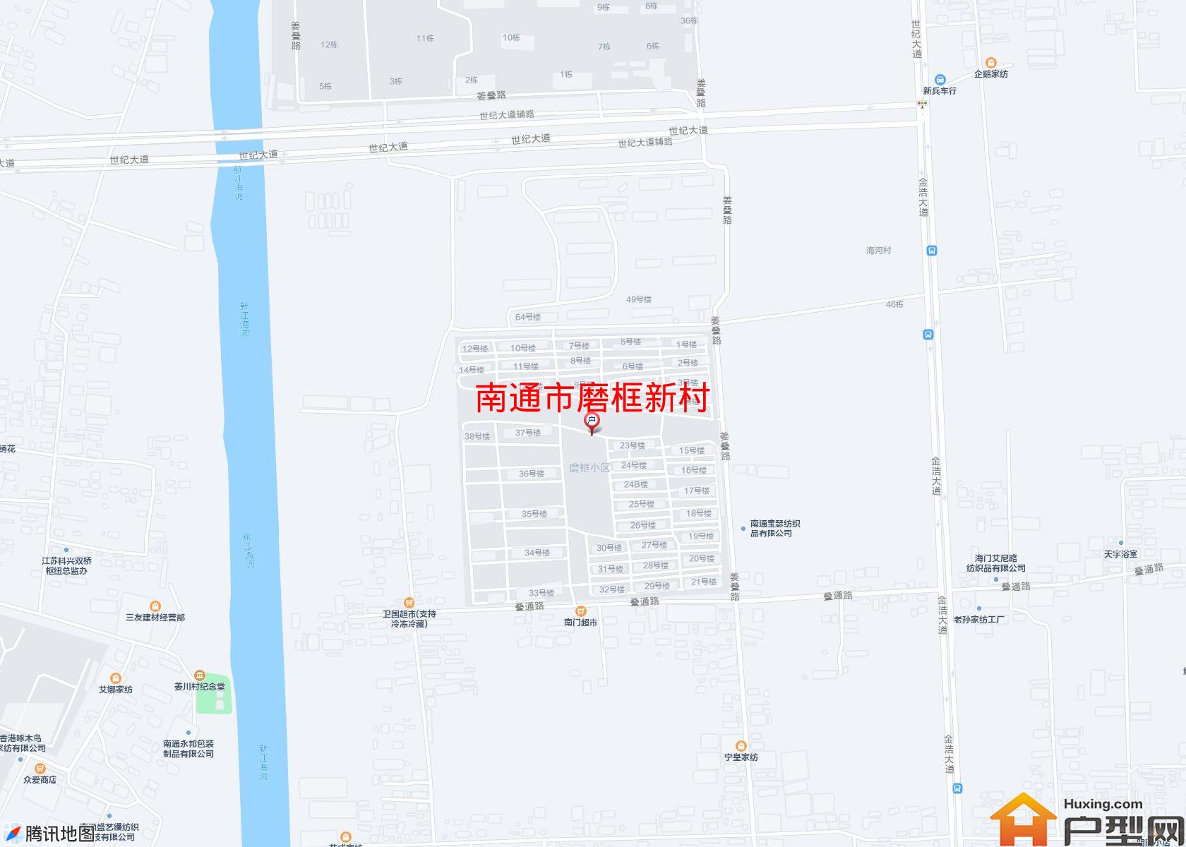 磨框新村小区 - 户型网