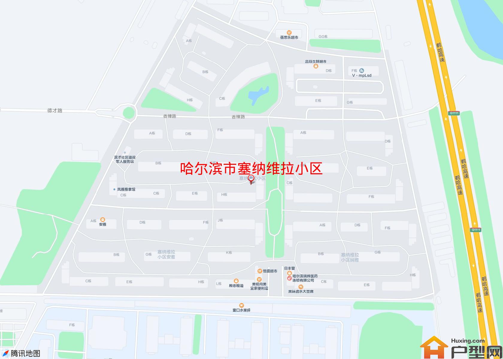塞纳维拉小区小区 - 户型网