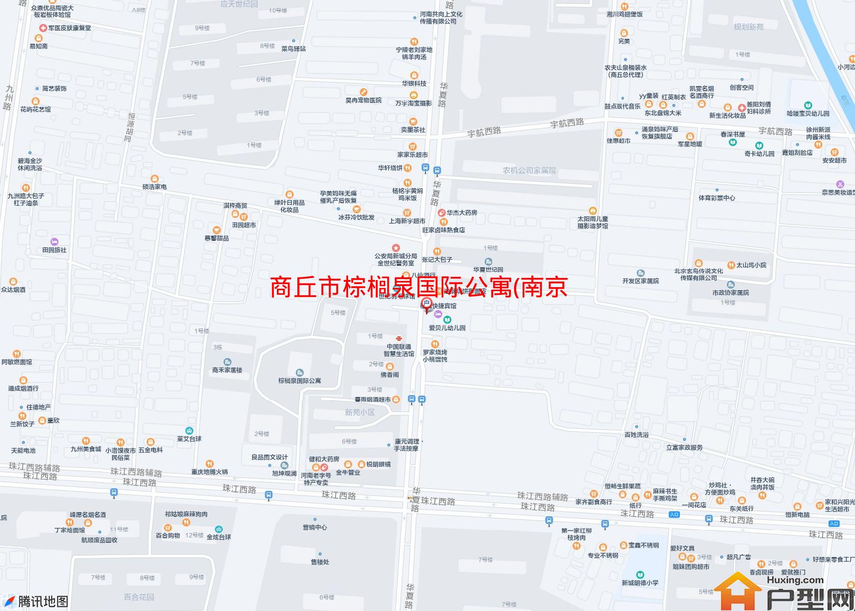棕榈泉国际公寓(南京路)小区 - 户型网