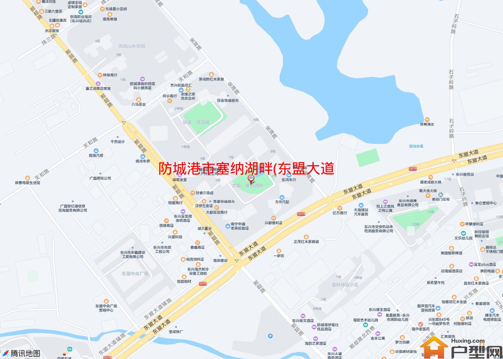 塞纳湖畔(东盟大道1221号)小区 - 户型网