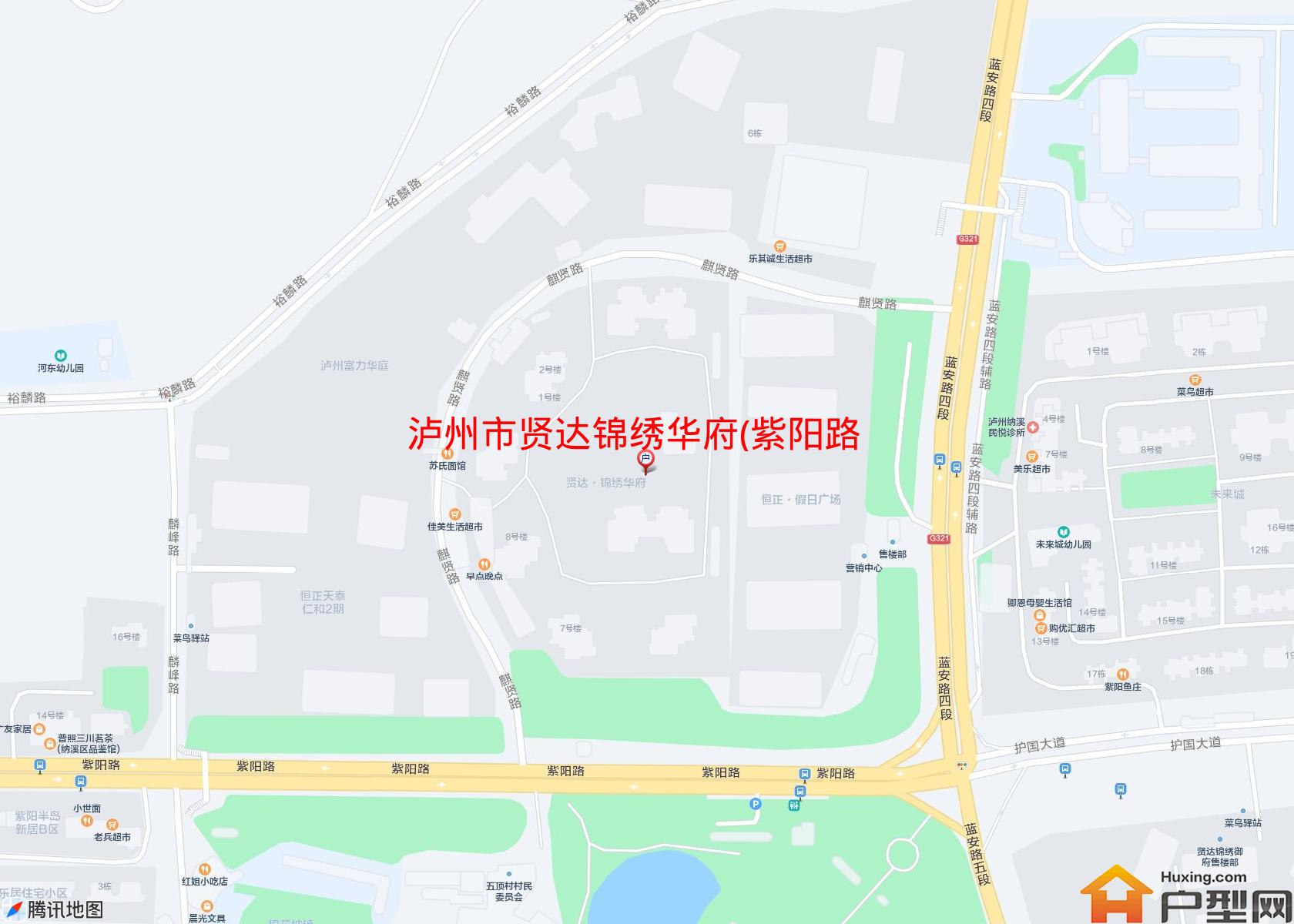贤达锦绣华府(紫阳路)小区 - 户型网
