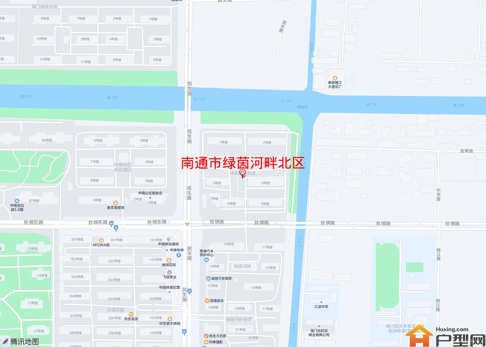绿茵河畔北区小区 - 户型网