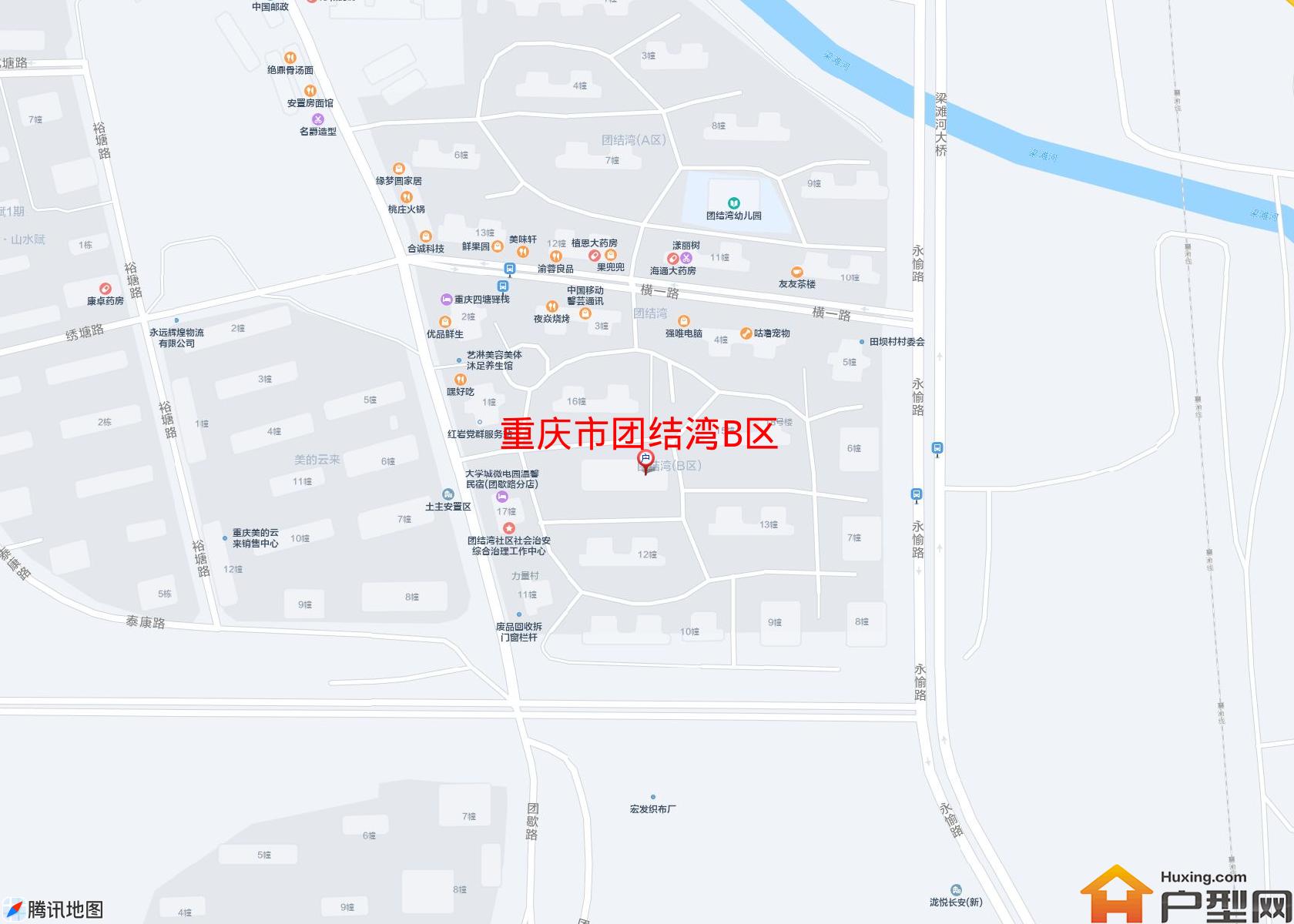 团结湾B区小区 - 户型网