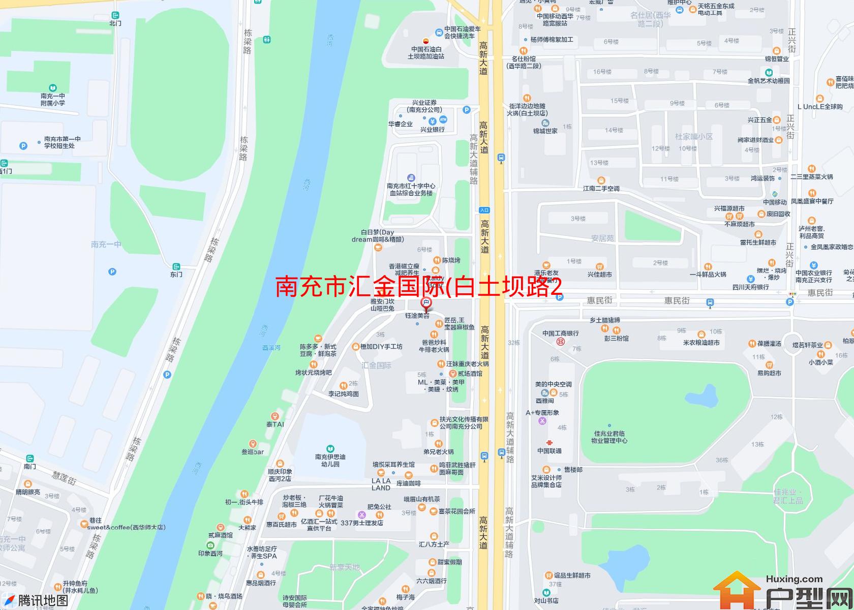 汇金国际(白土坝路239号)小区 - 户型网