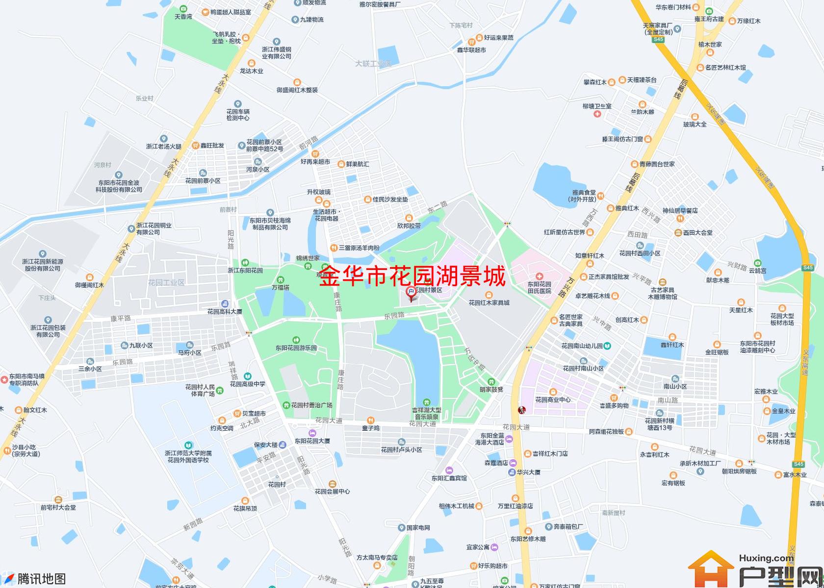 花园湖景城小区 - 户型网