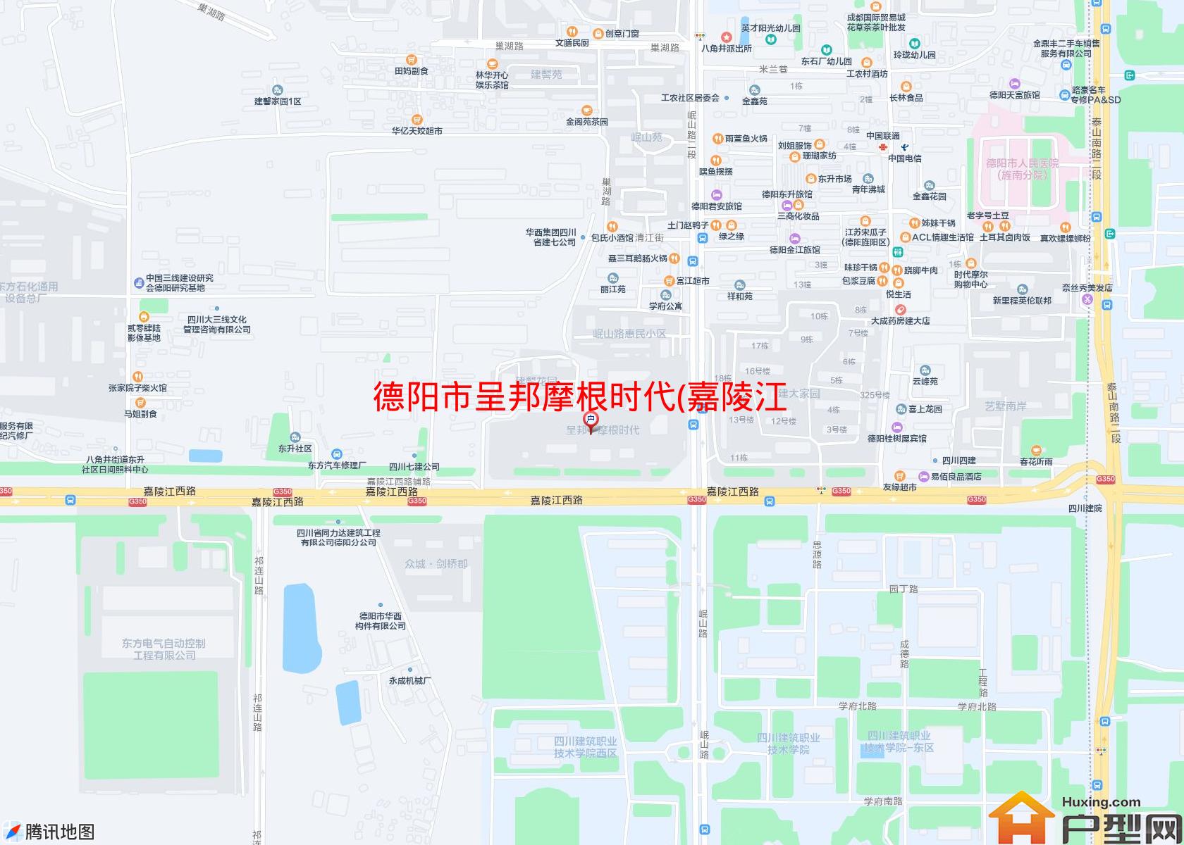 呈邦摩根时代(嘉陵江西路)小区 - 户型网