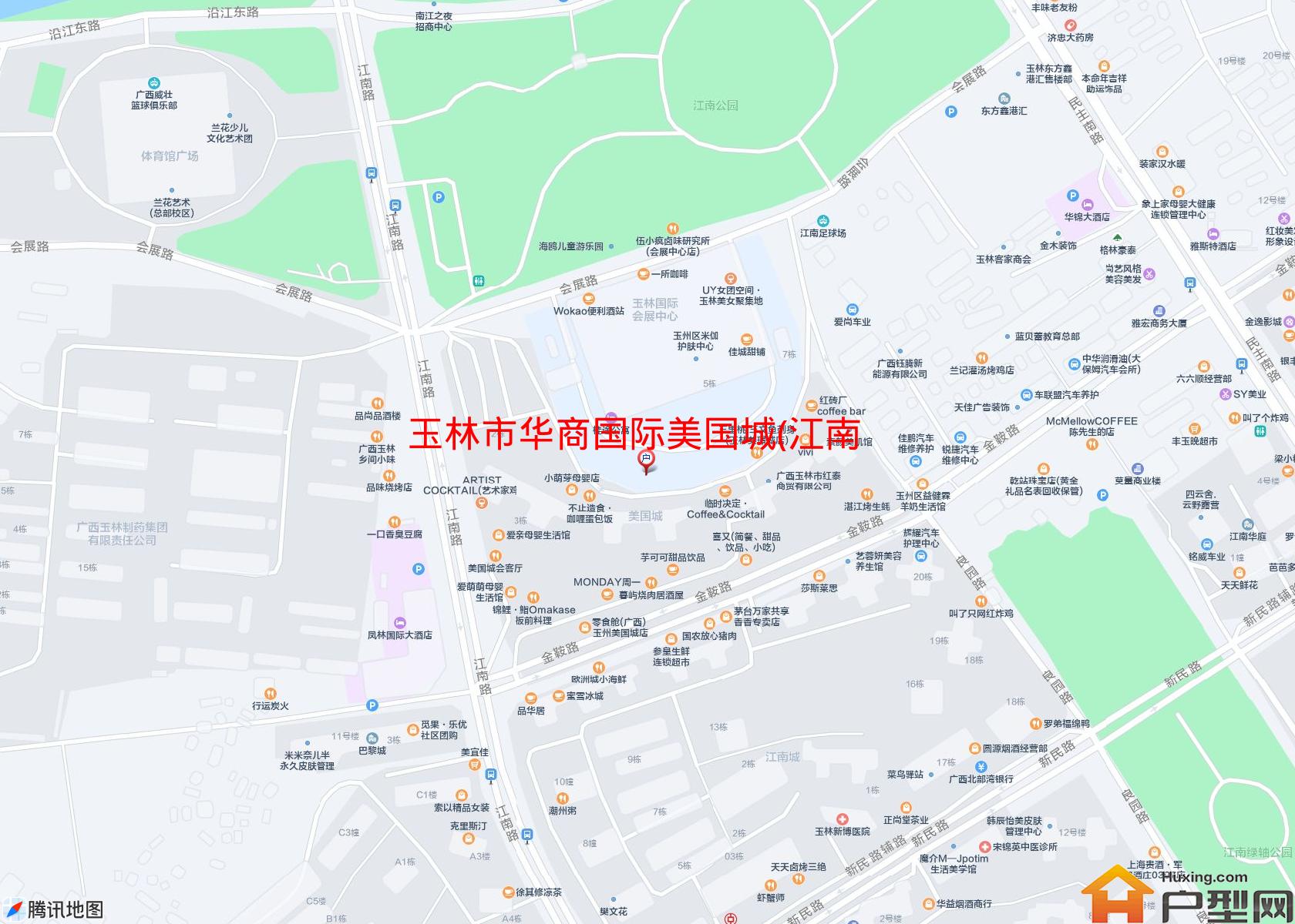 华商国际美国城(江南路)小区 - 户型网
