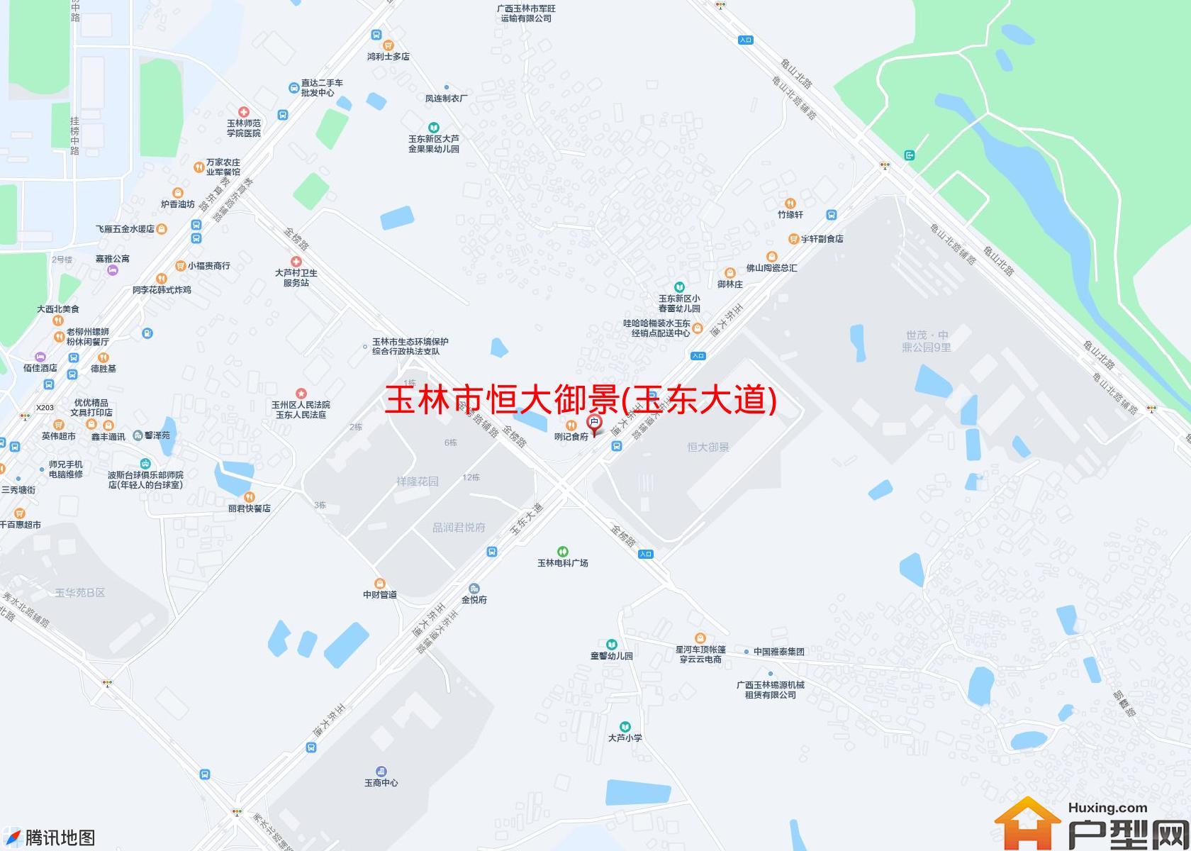 恒大御景(玉东大道)小区 - 户型网
