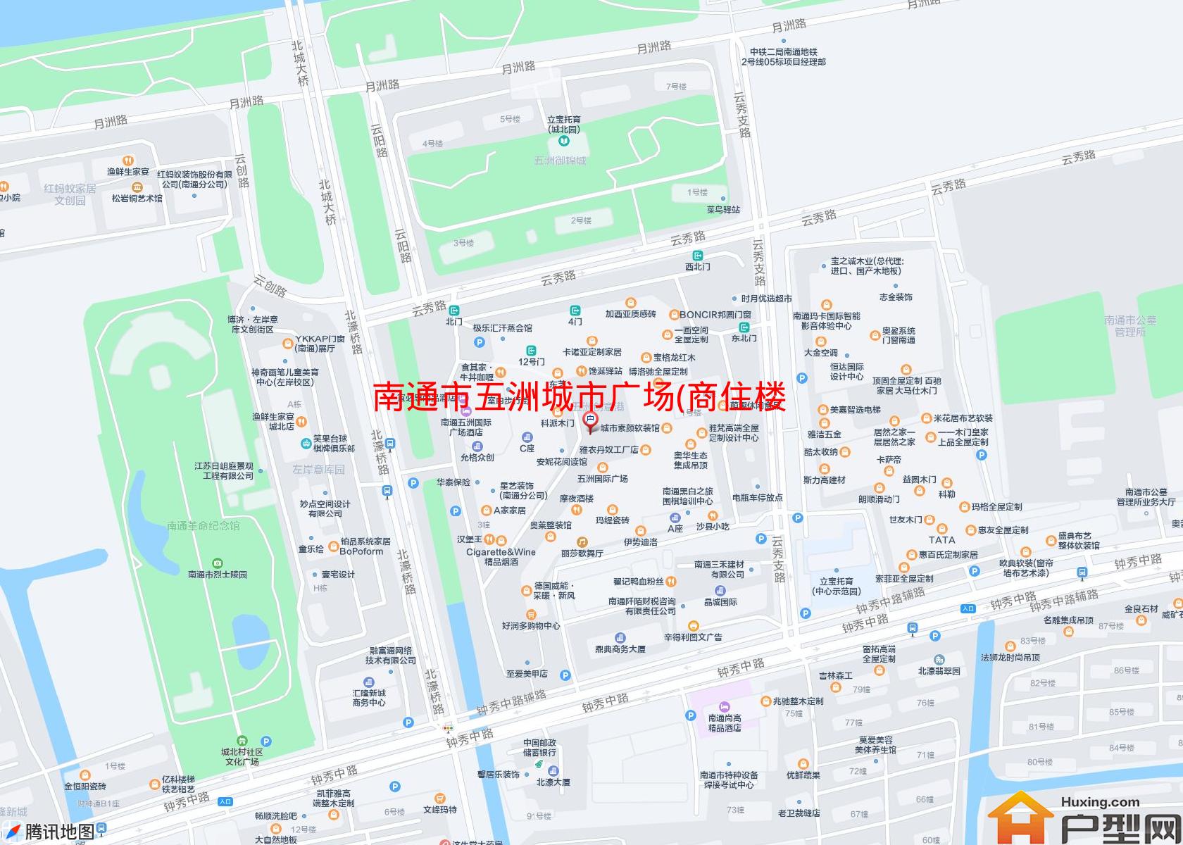 五洲城市广场(商住楼)小区 - 户型网