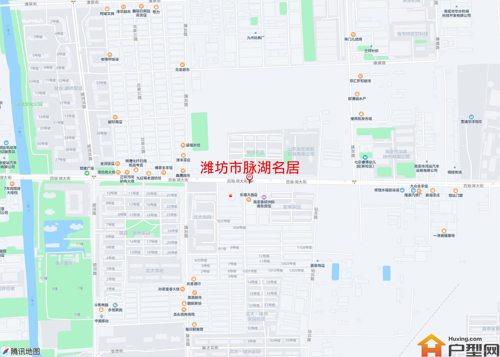 脉湖名居小区 - 户型网