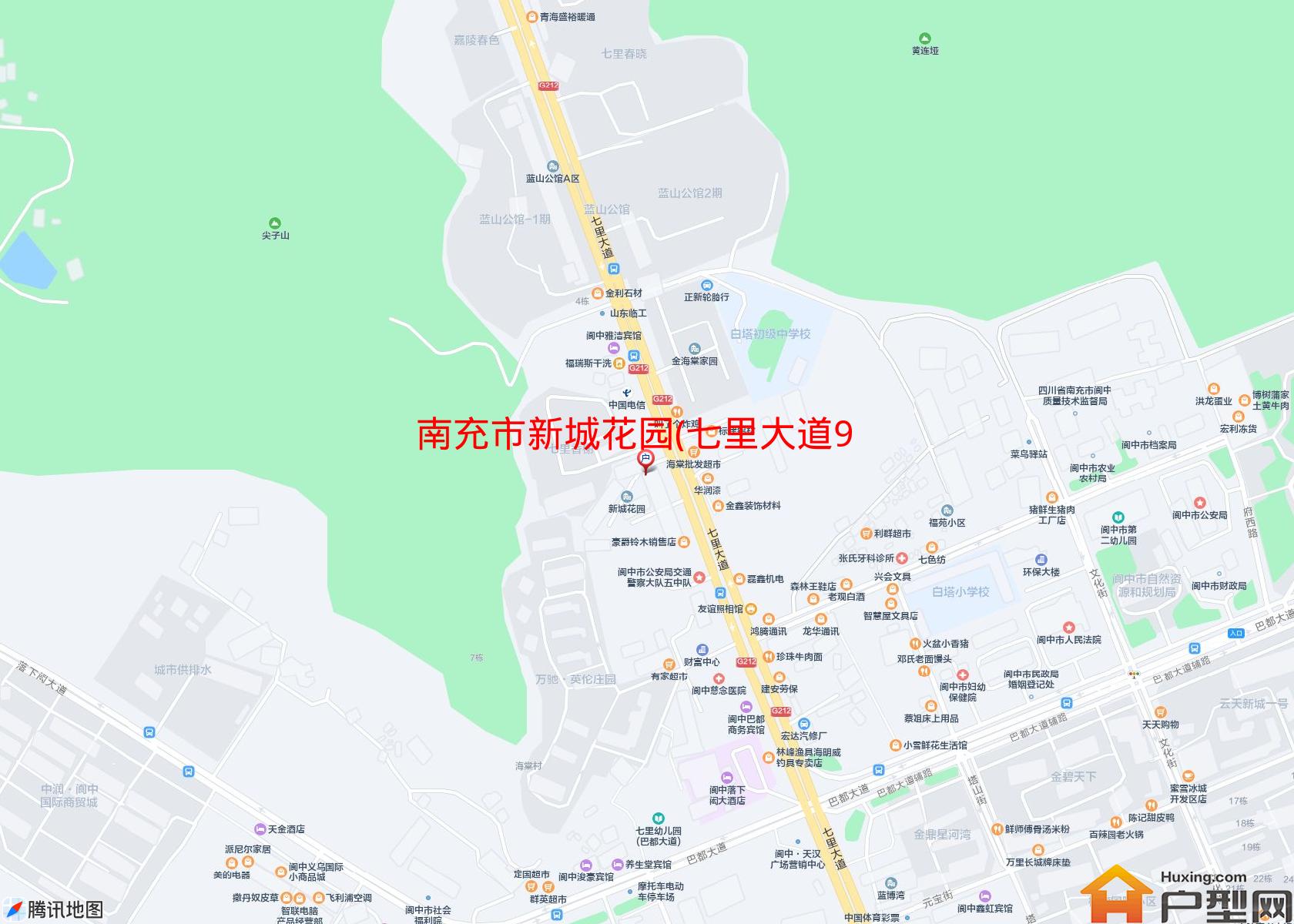 新城花园(七里大道98号)小区 - 户型网