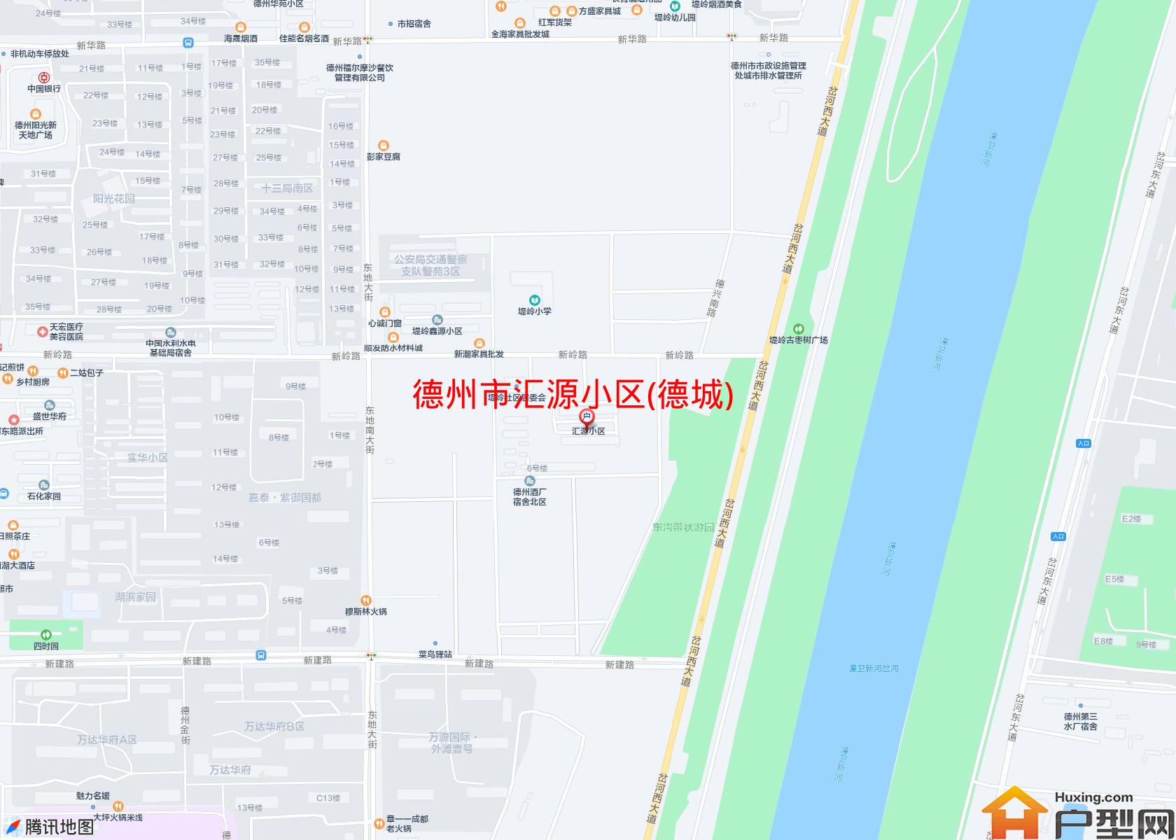 汇源小区(德城)小区 - 户型网