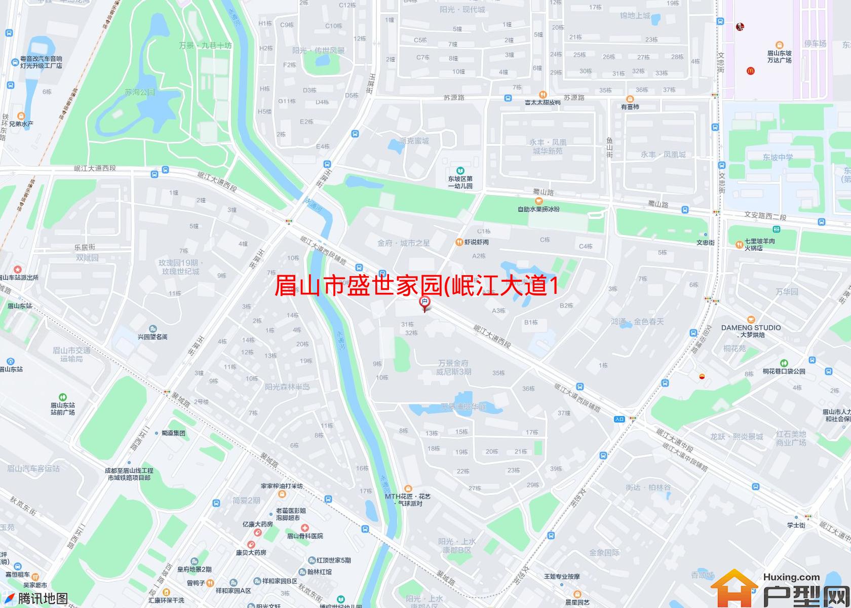 盛世家园(岷江大道128号)小区 - 户型网