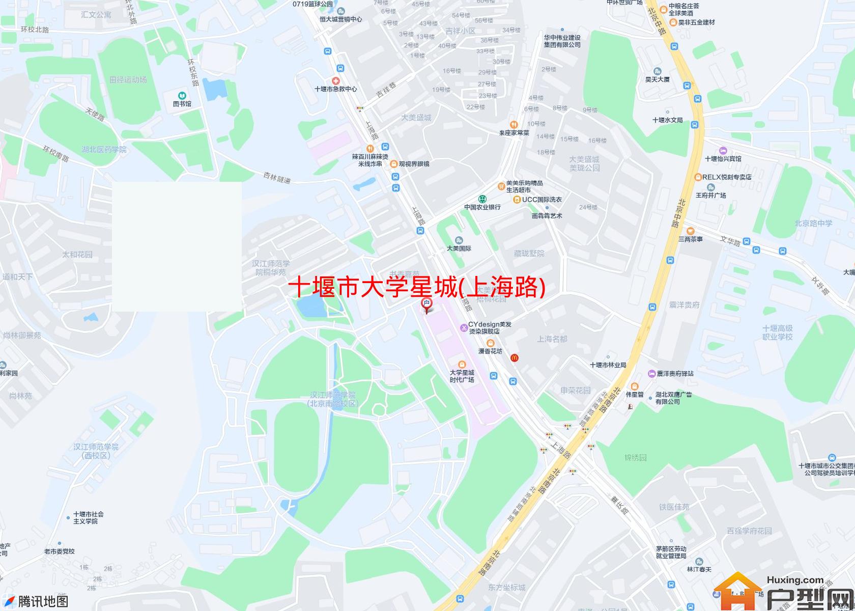 大学星城(上海路)小区 - 户型网