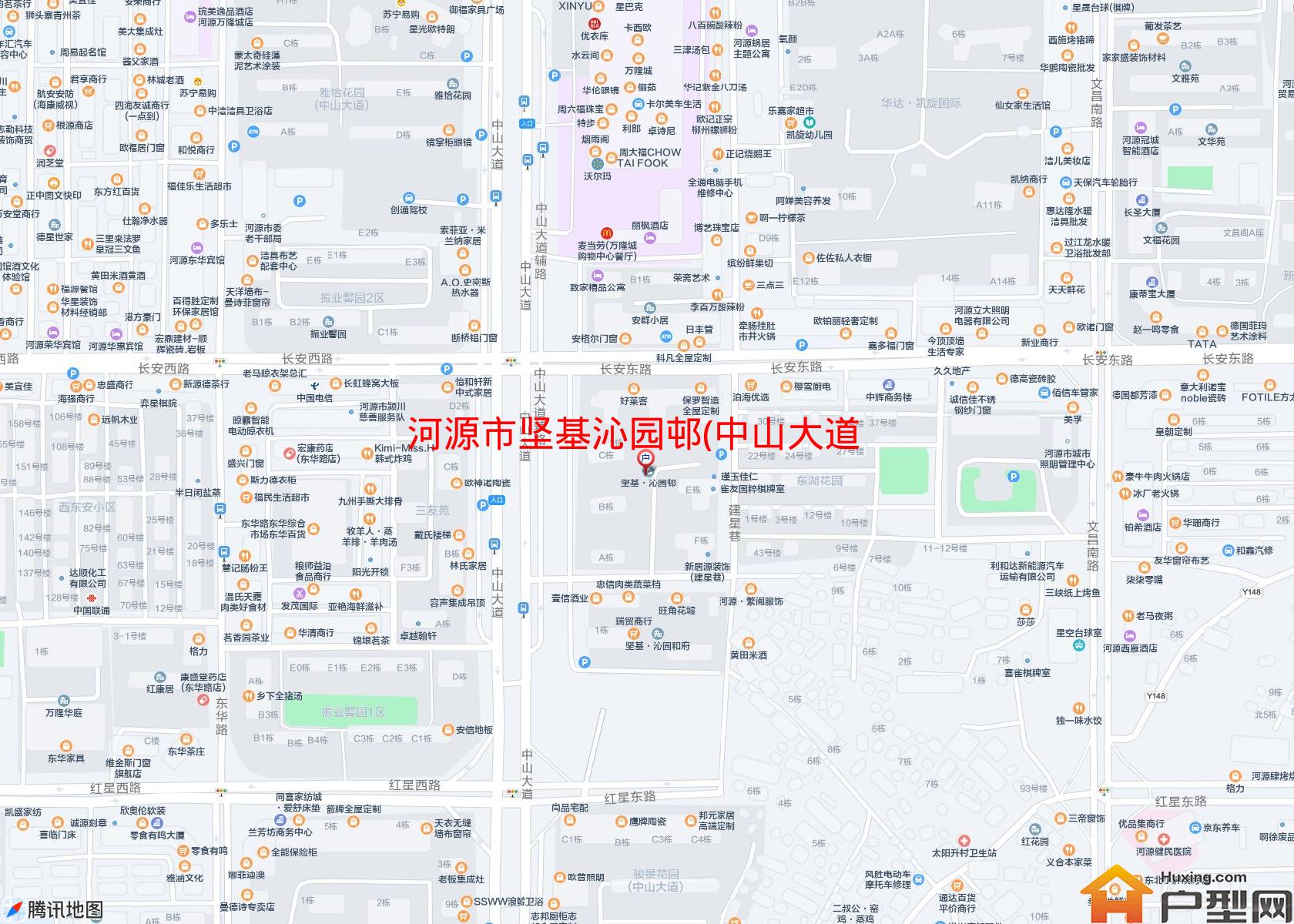 坚基沁园邨(中山大道138-4号)小区 - 户型网