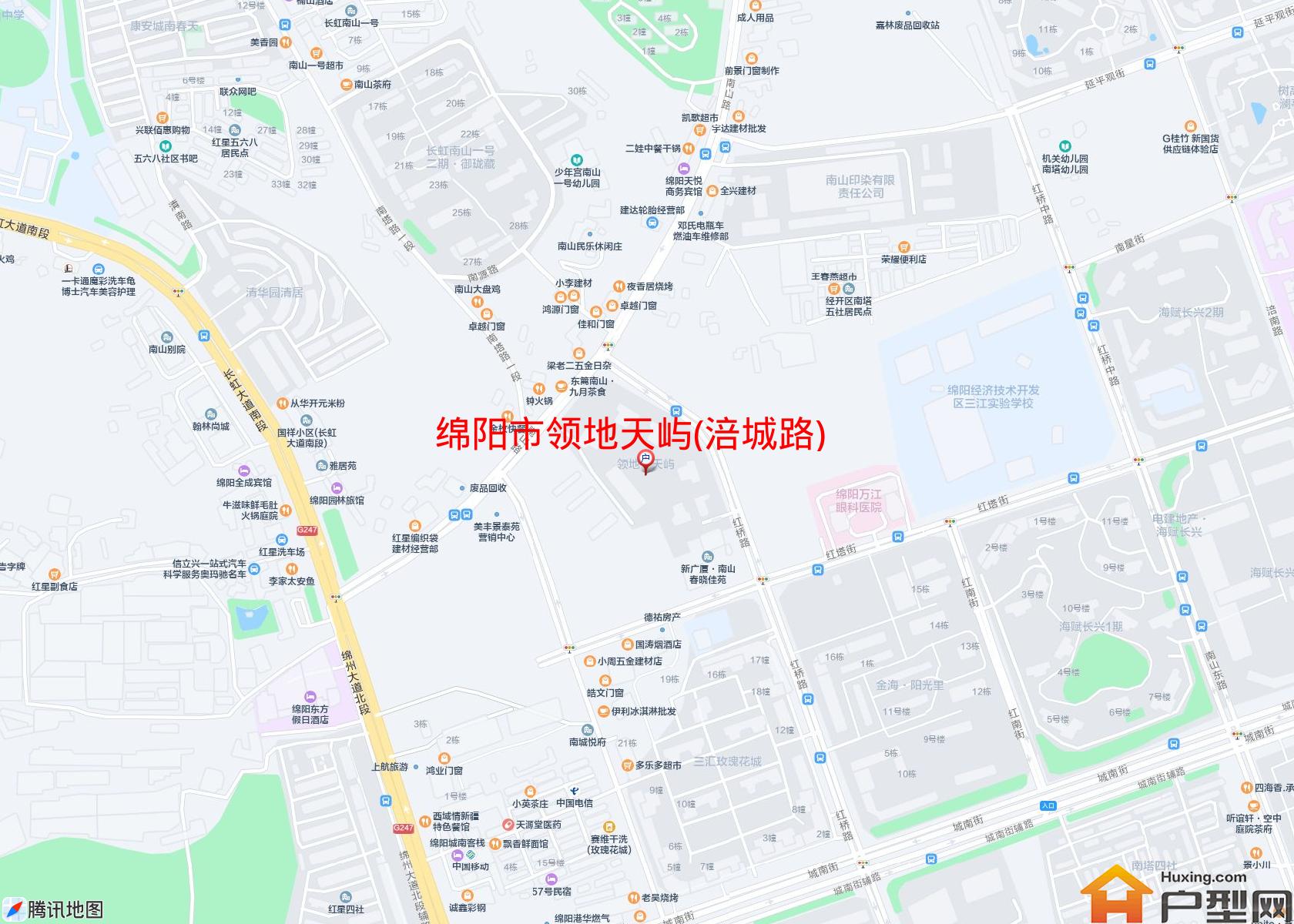 领地天屿(涪城路)小区 - 户型网