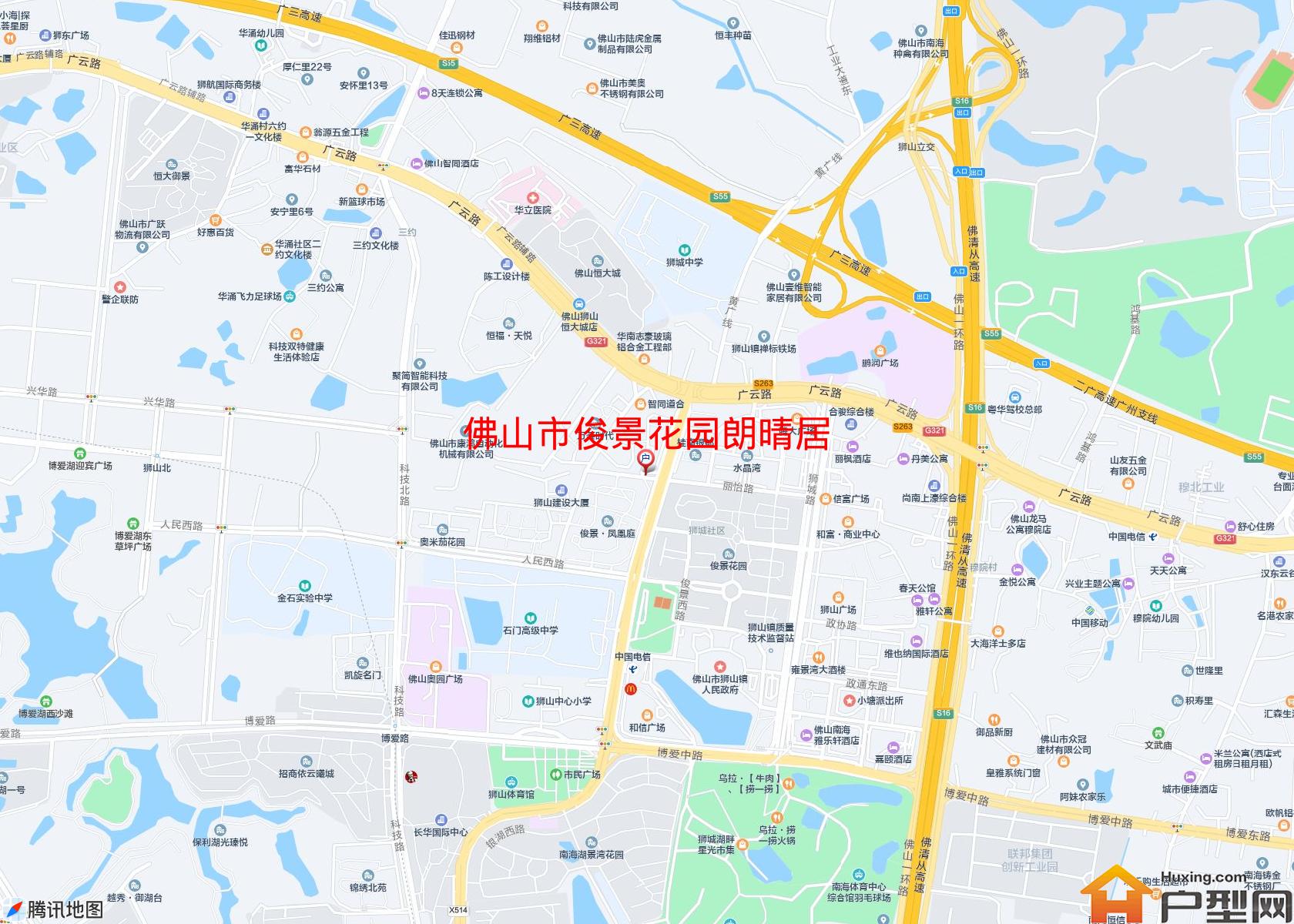 俊景花园朗晴居小区 - 户型网