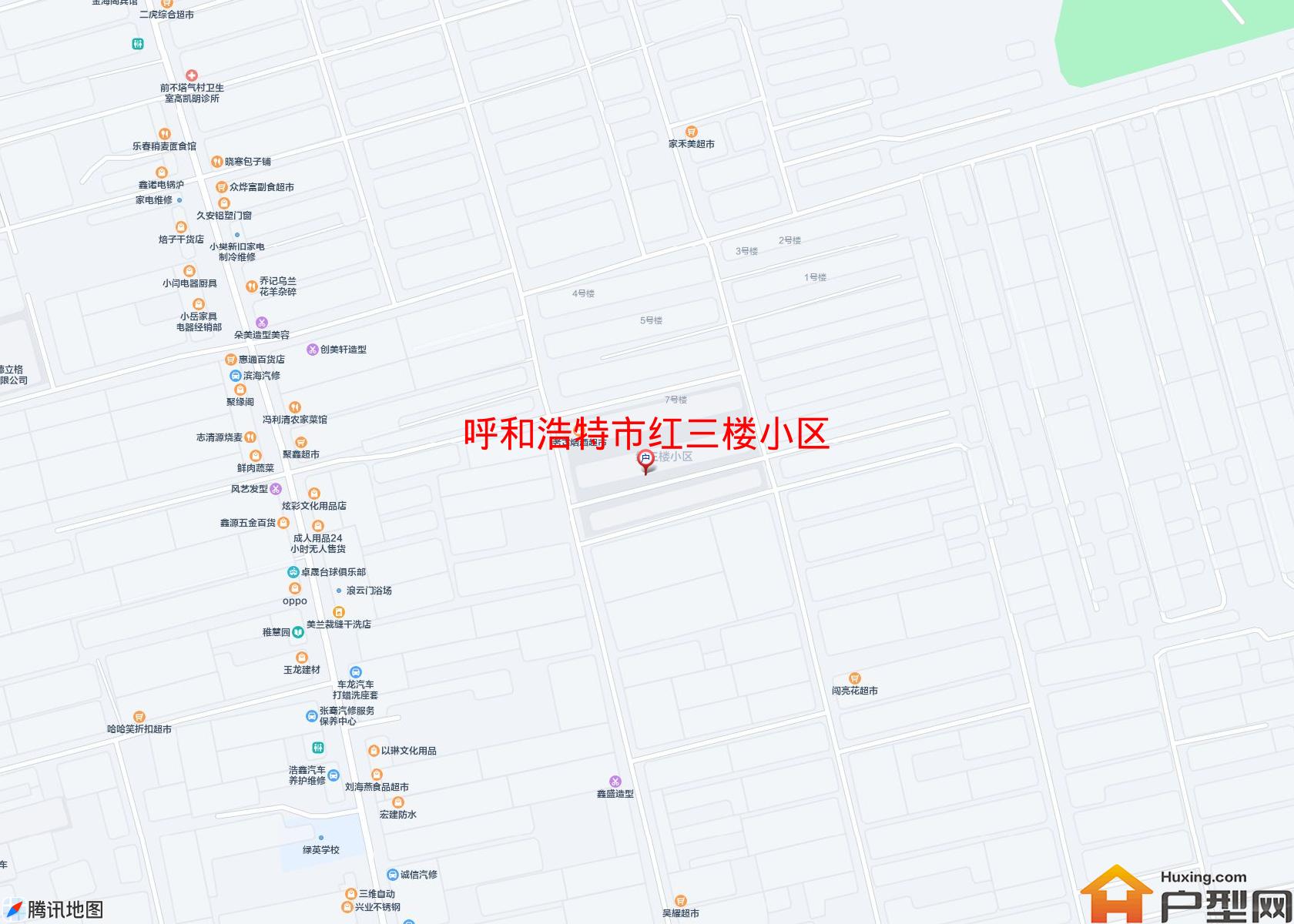 红三楼小区小区 - 户型网