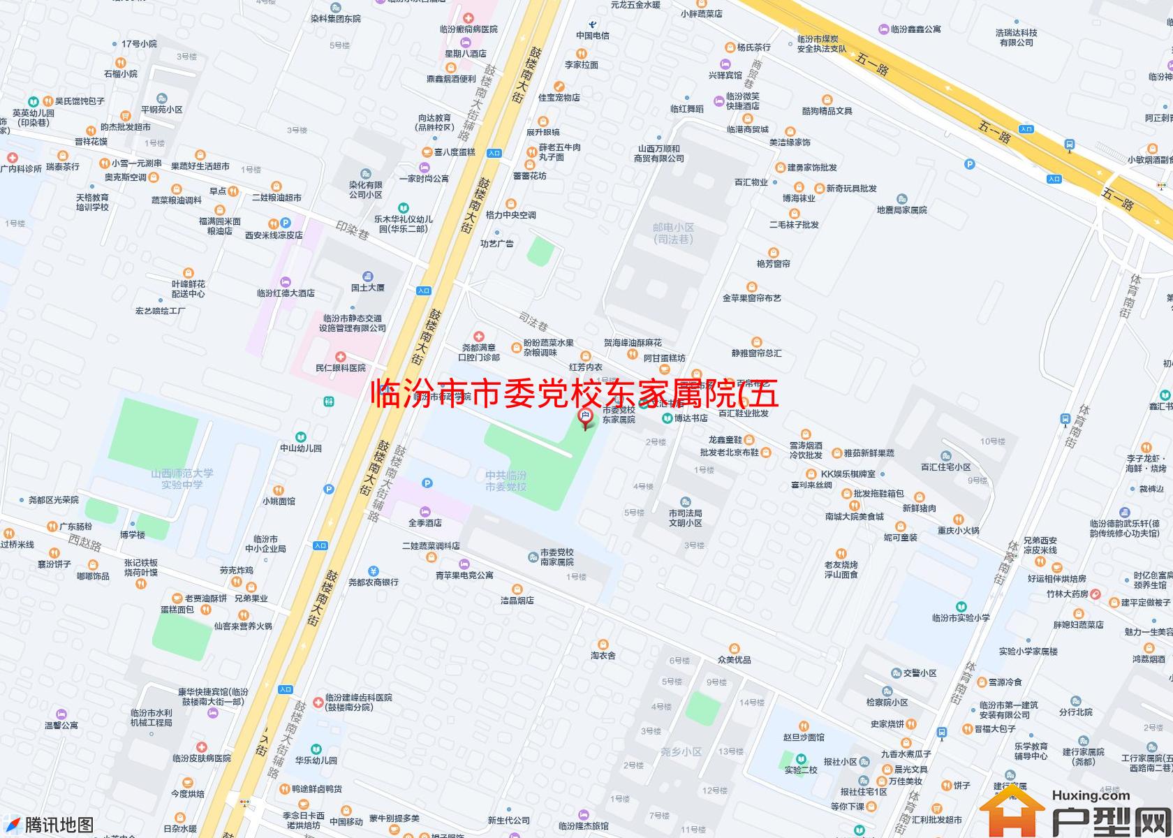 市委党校东家属院(五一路)小区 - 户型网