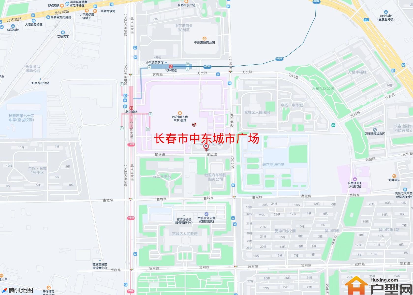 中东城市广场小区 - 户型网