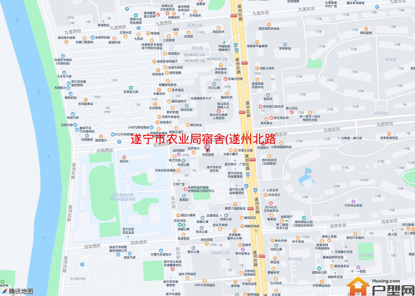 农业局宿舍(遂州北路477号)小区 - 户型网