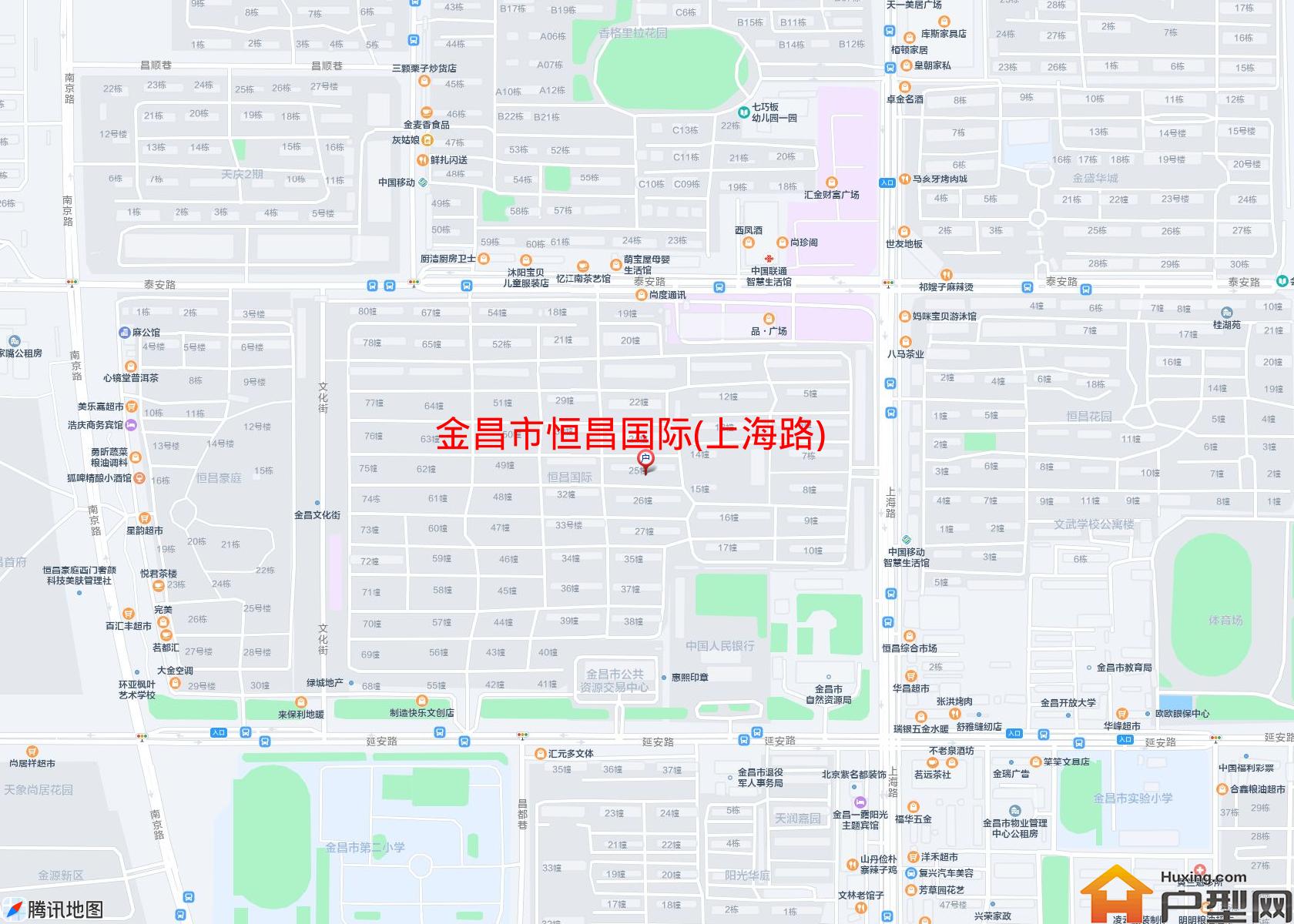 恒昌国际(上海路)小区 - 户型网