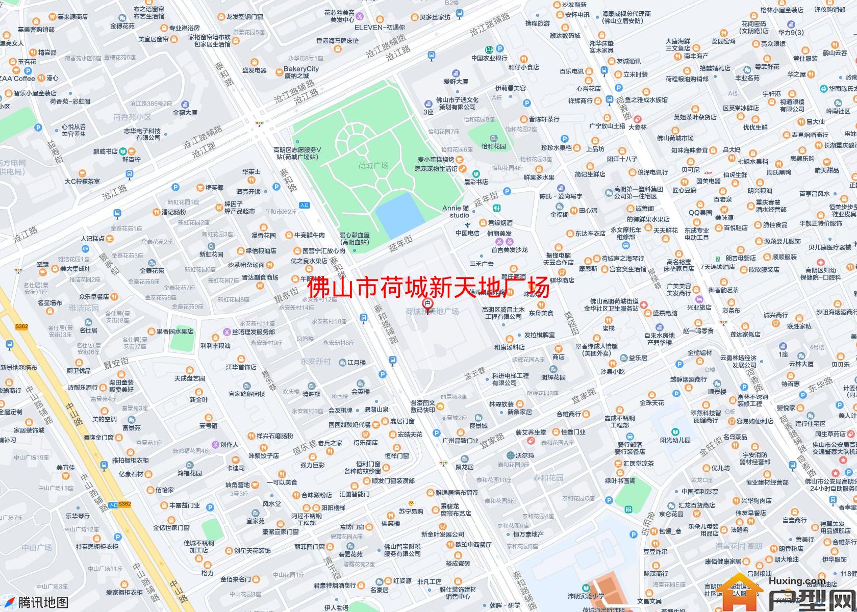 荷城新天地广场小区 - 户型网
