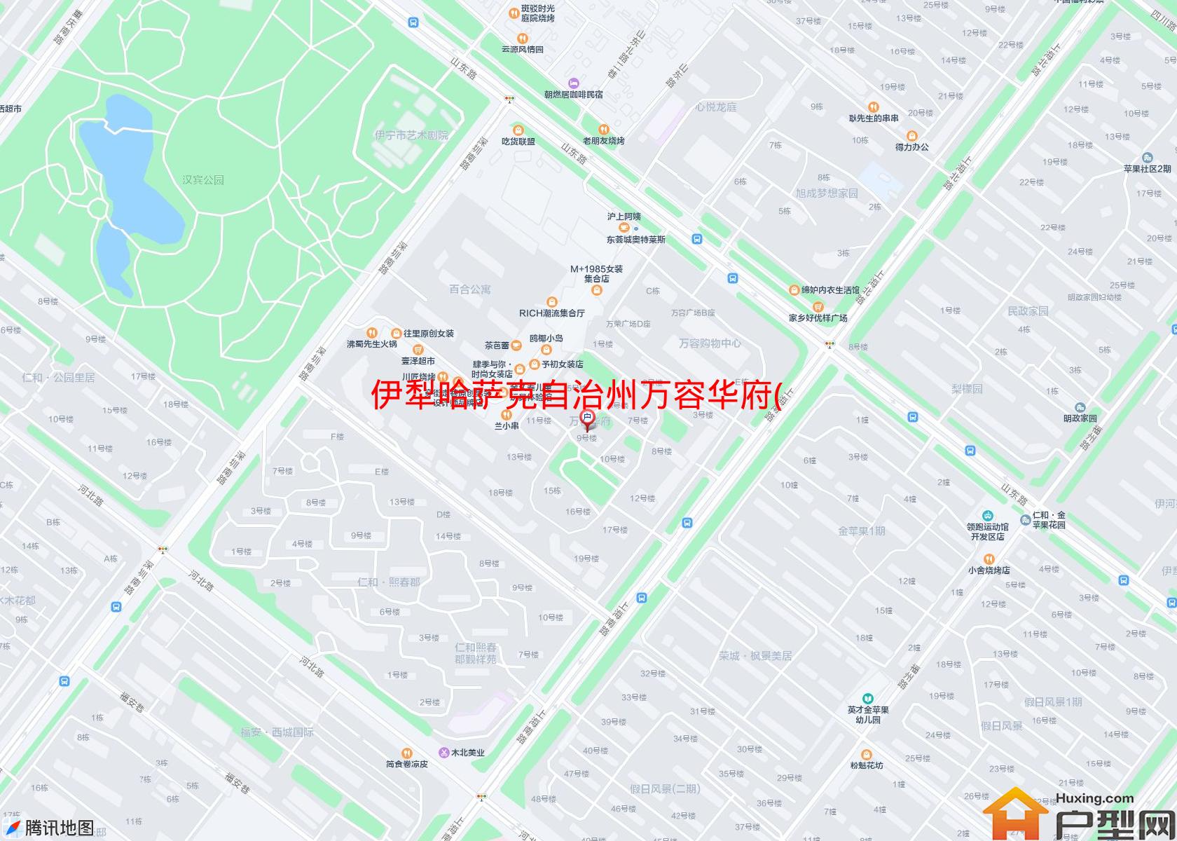 万容华府(上海南路)小区 - 户型网