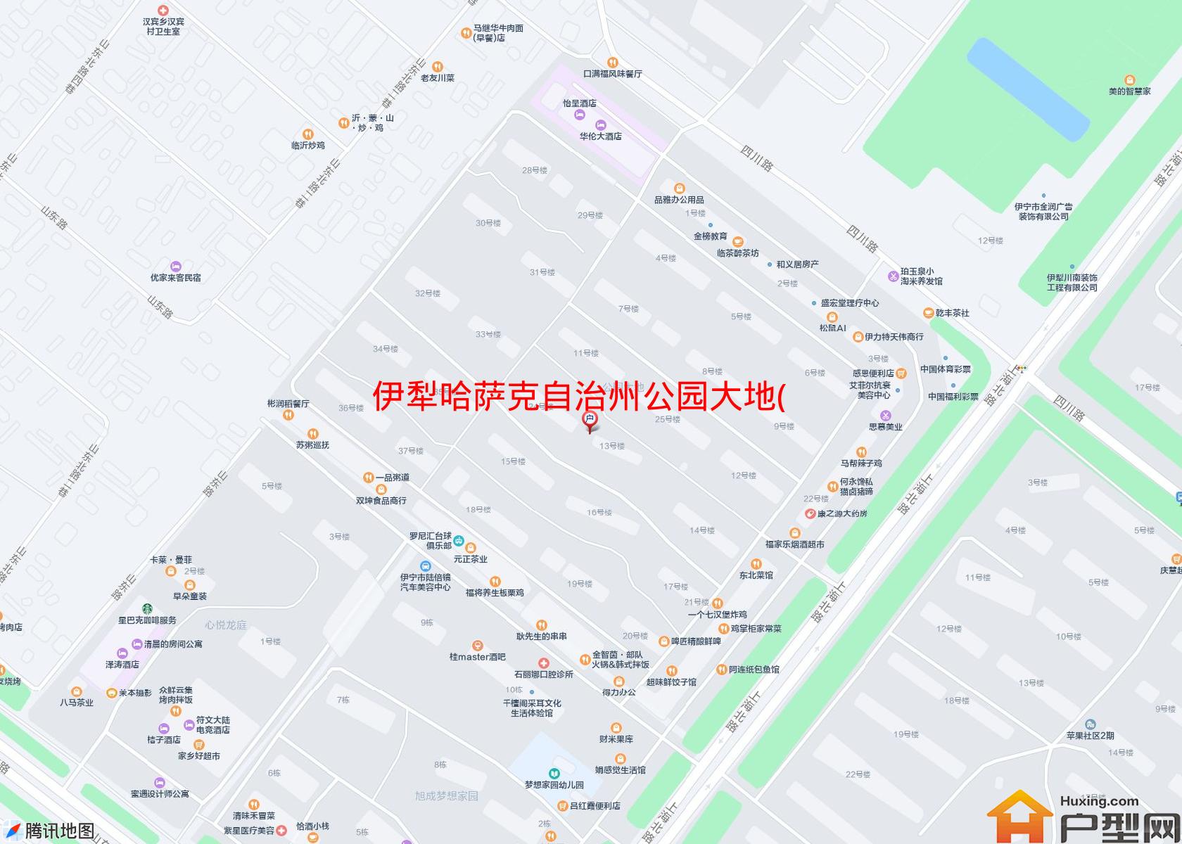公园大地(上海北路)小区 - 户型网