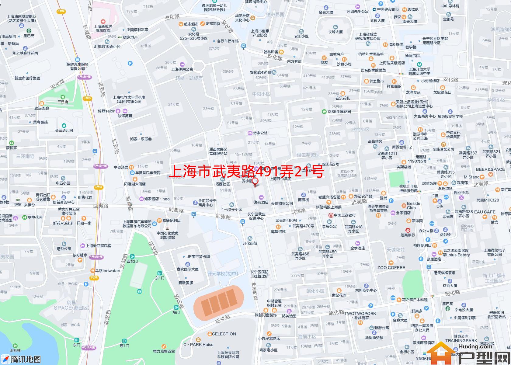 武夷路491弄21号楼小区 - 户型网