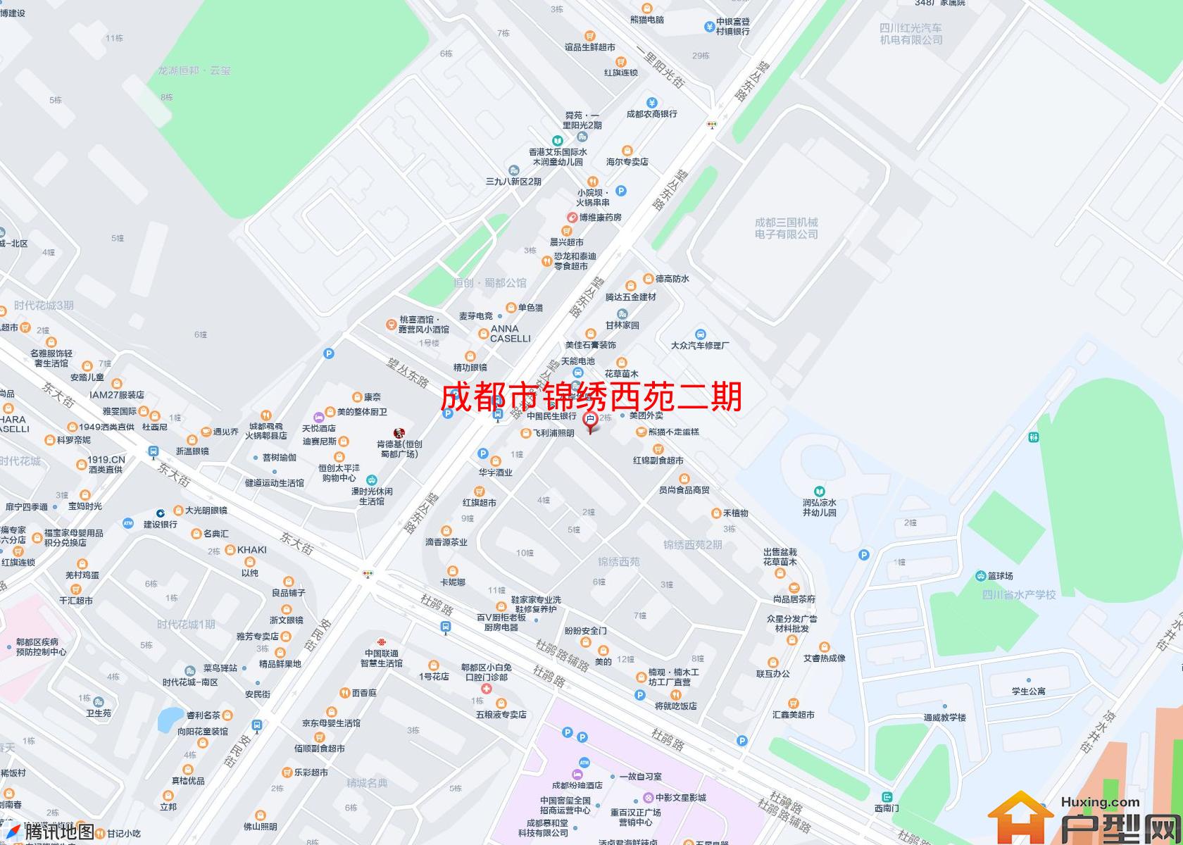 锦绣西苑二期小区 - 户型网