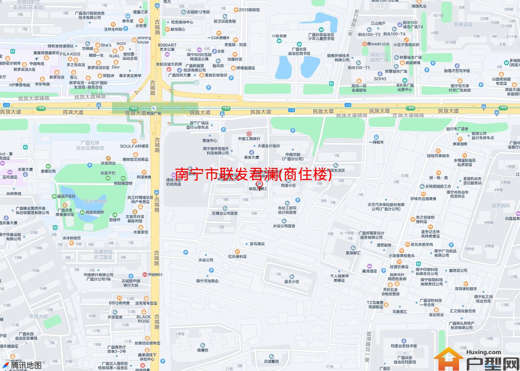 联发君澜(商住楼)小区 - 户型网