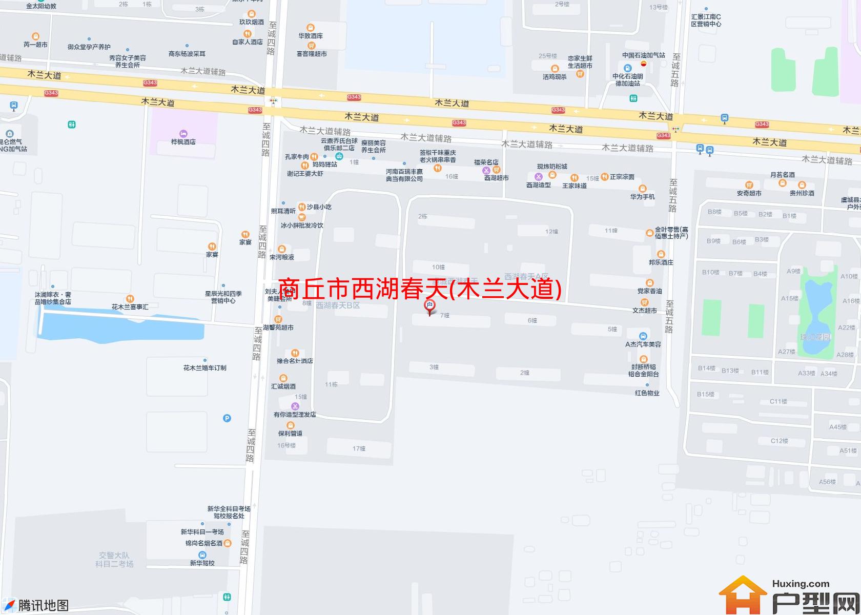 西湖春天(木兰大道)小区 - 户型网