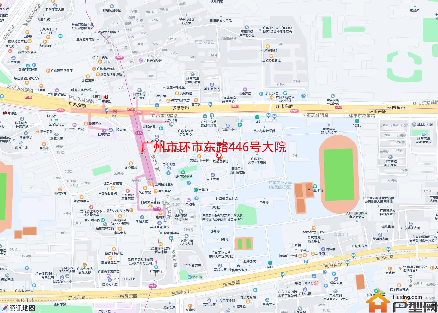 环市东路446号大院小区 - 户型网