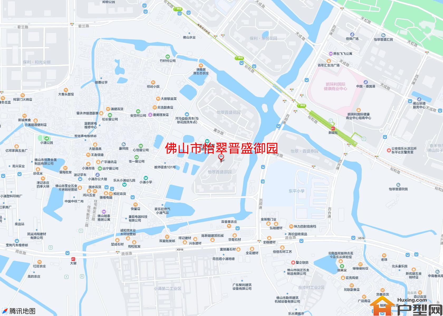 怡翠晋盛御园小区 - 户型网