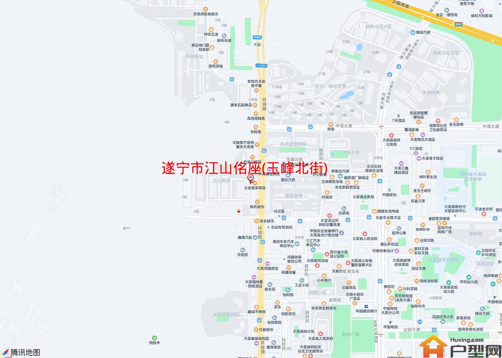 江山佲座(玉峰北街)小区 - 户型网