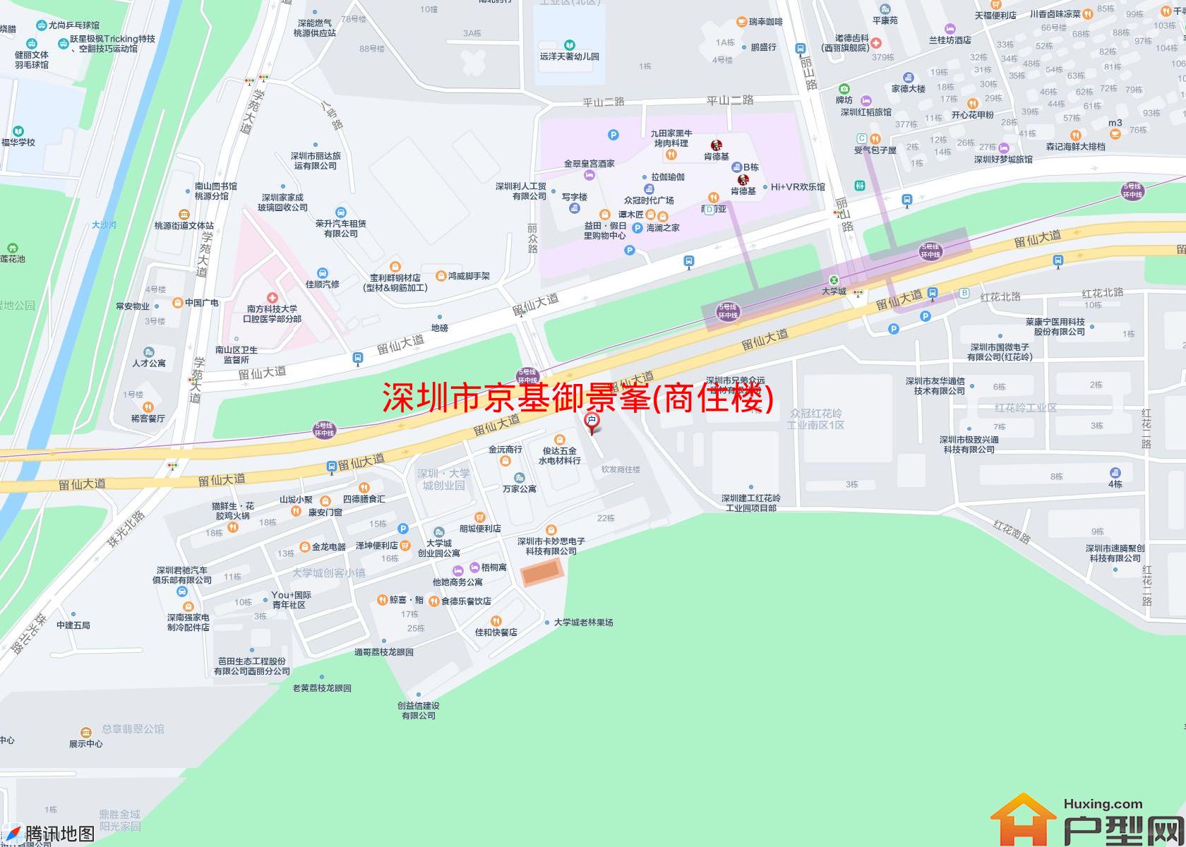 京基御景峯(商住楼)小区 - 户型网