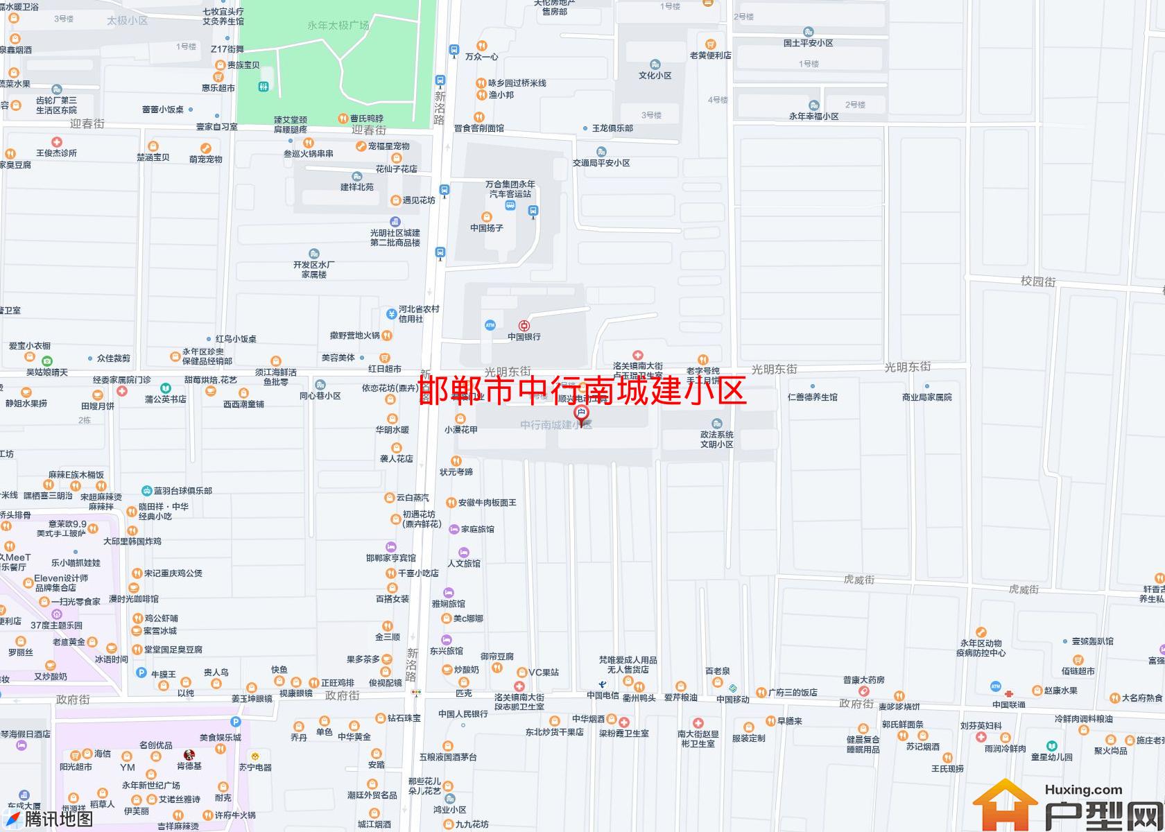 中行南城建小区小区 - 户型网