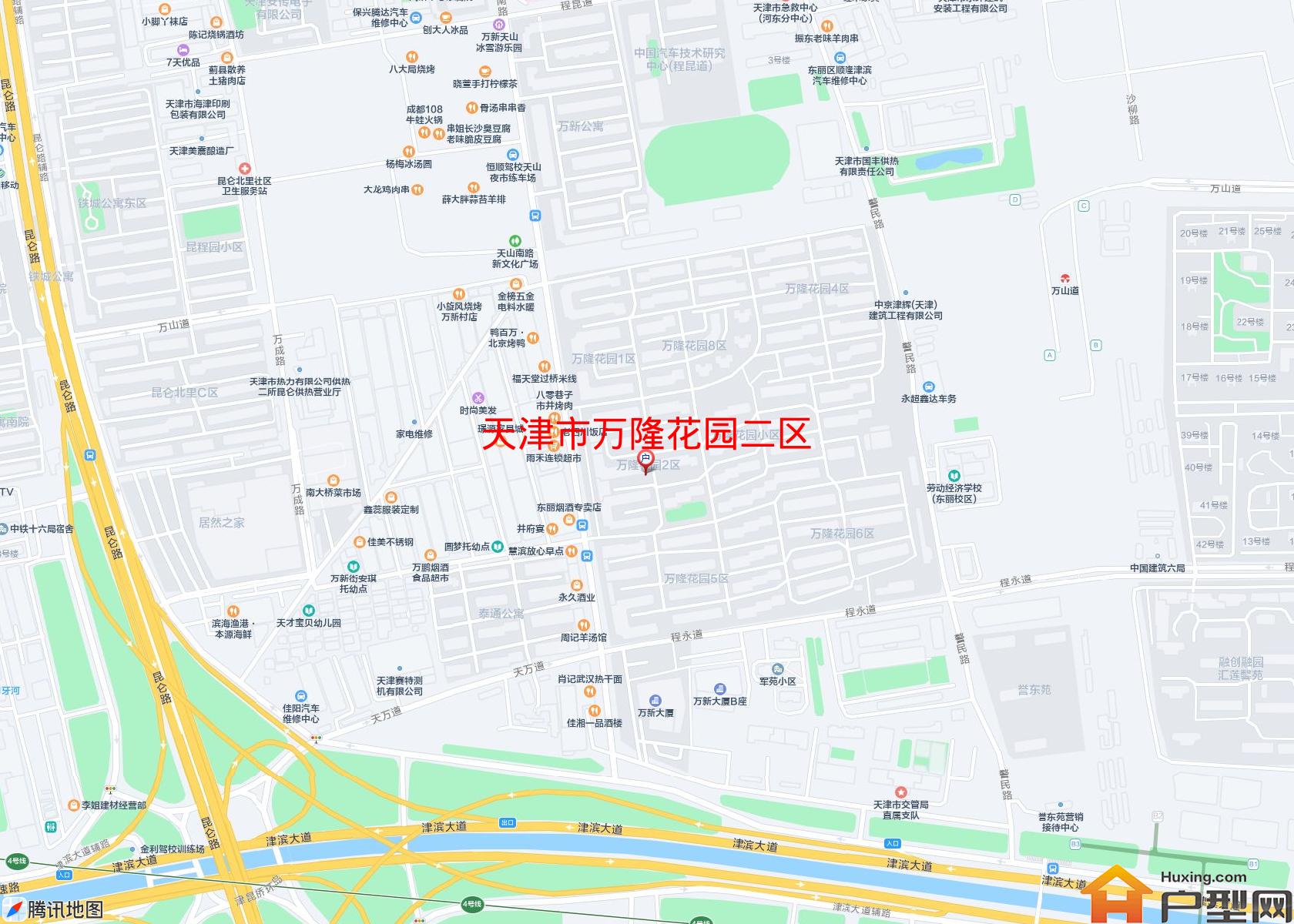 万隆花园二区小区 - 户型网