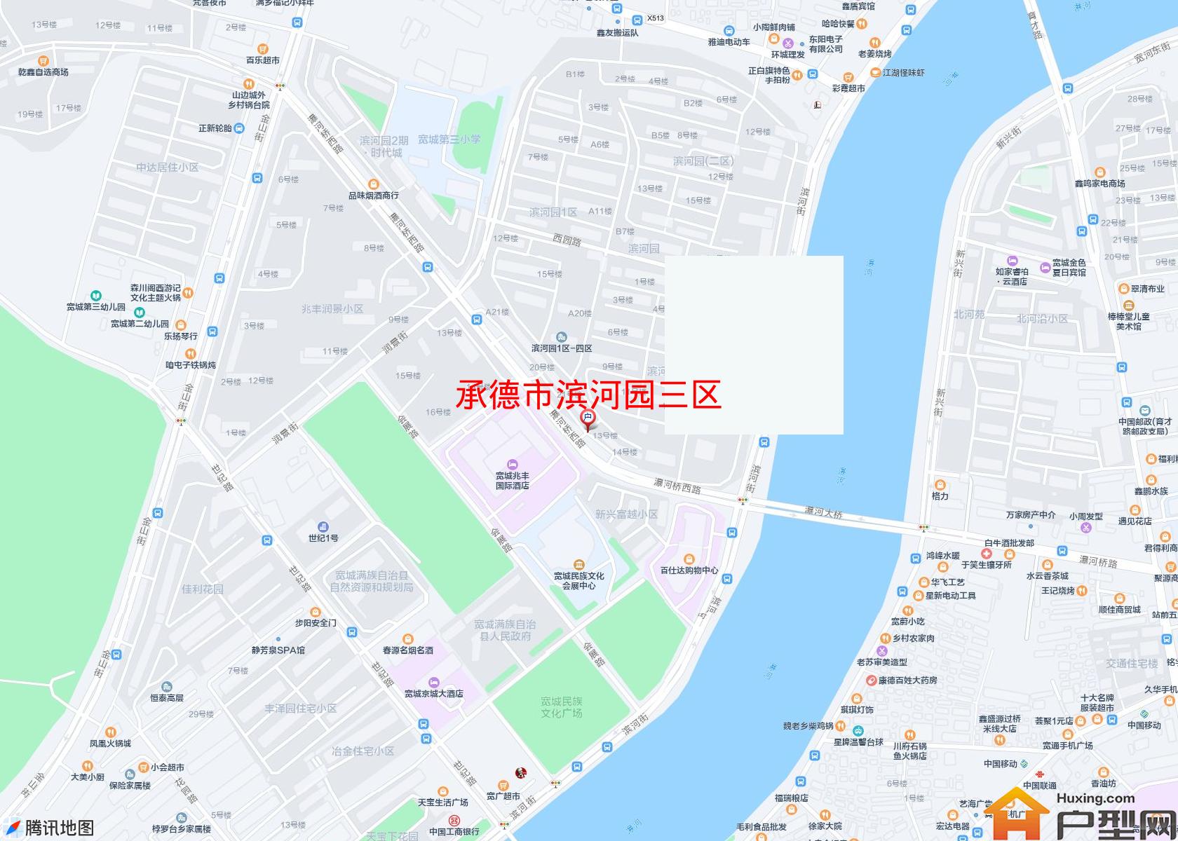 滨河园三区小区 - 户型网