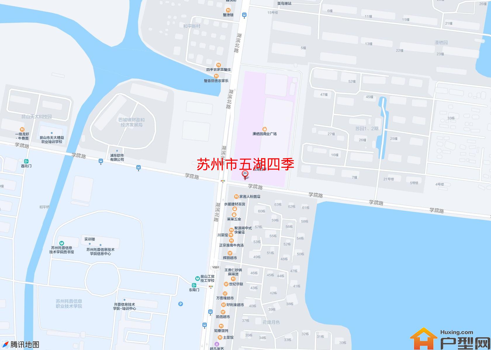 五湖四季小区 - 户型网
