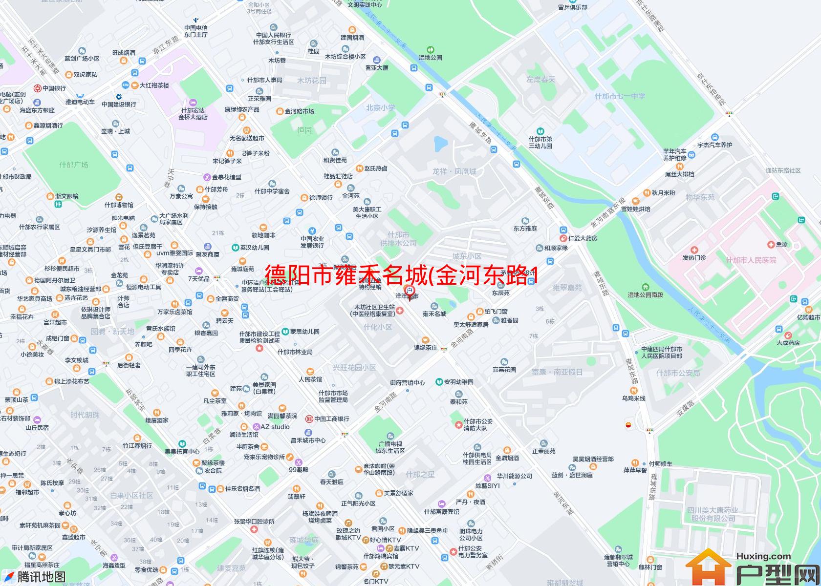 雍禾名城(金河东路152号)小区 - 户型网