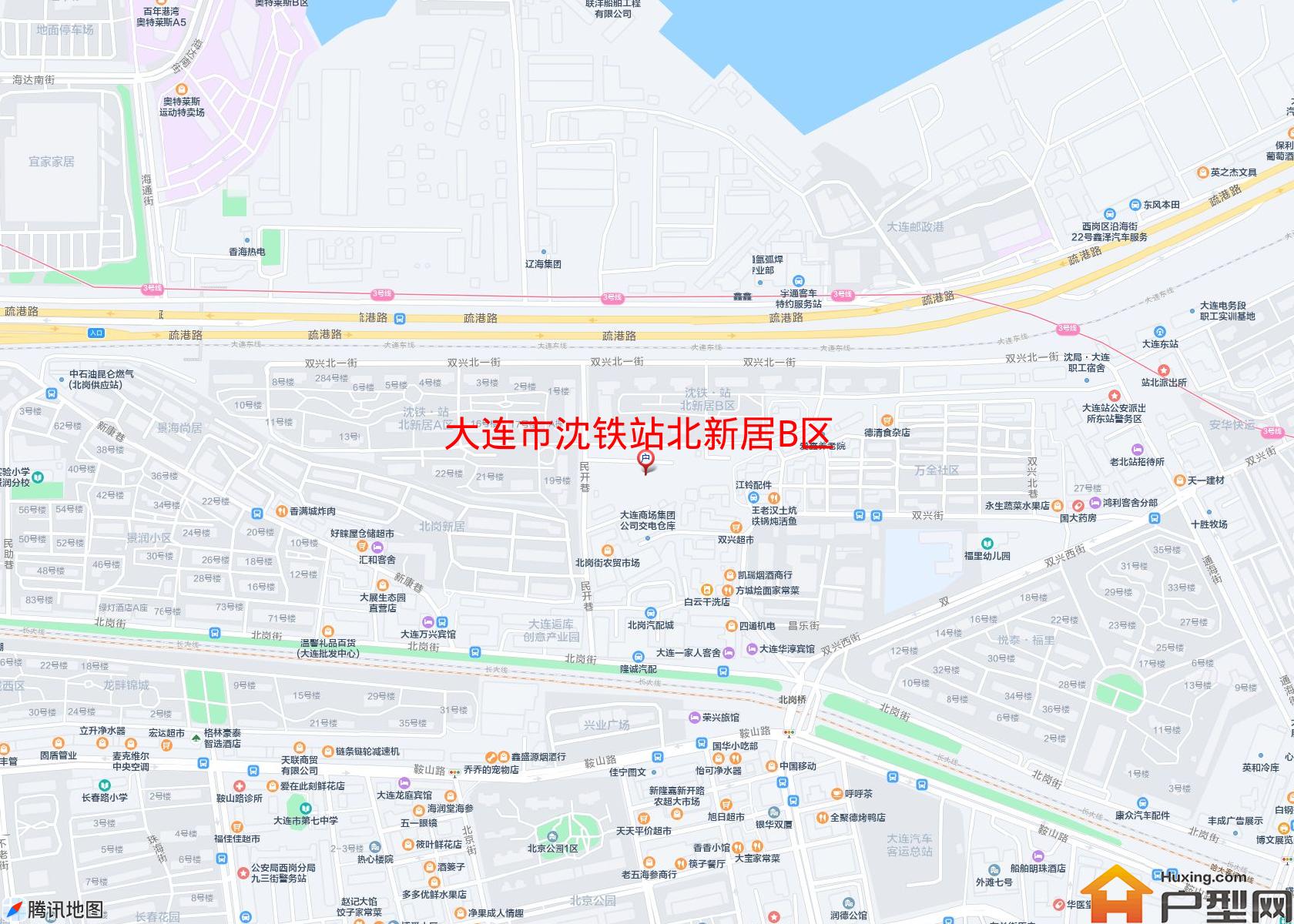 沈铁站北新居B区小区 - 户型网