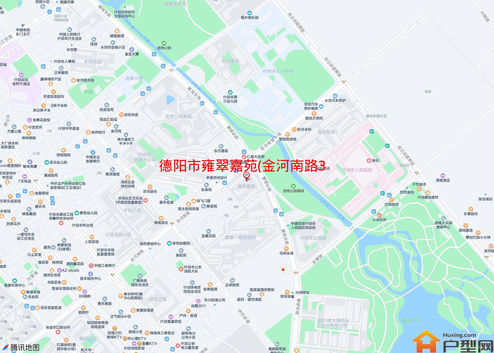 雍翠嘉苑(金河南路399号)小区 - 户型网