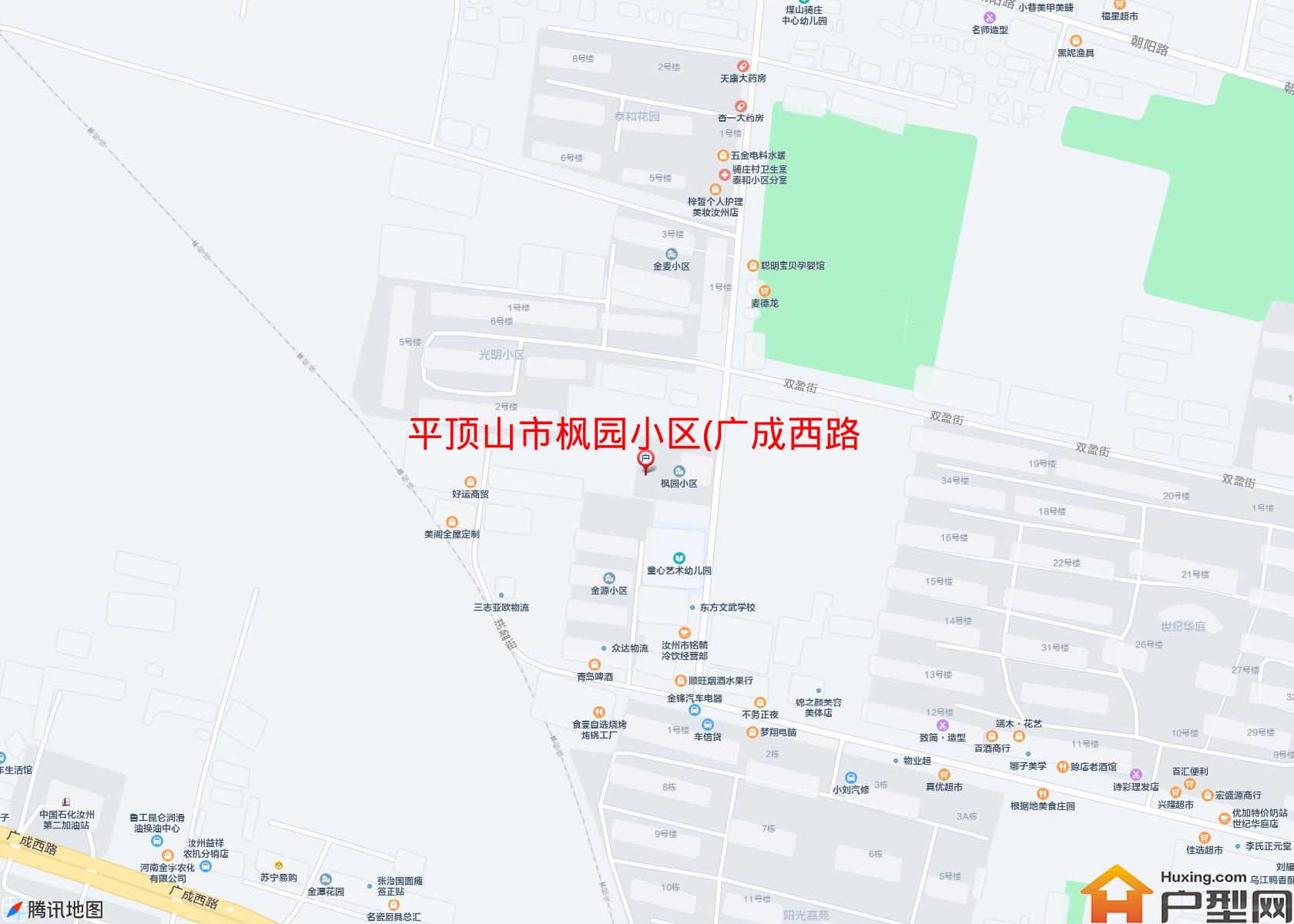 枫园小区(广成西路)小区 - 户型网