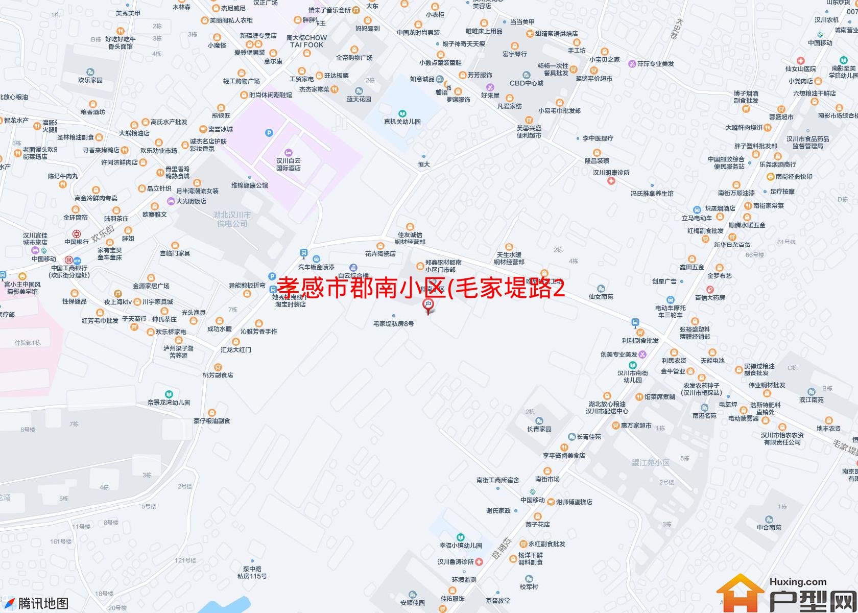 郡南小区(毛家堤路23号)小区 - 户型网