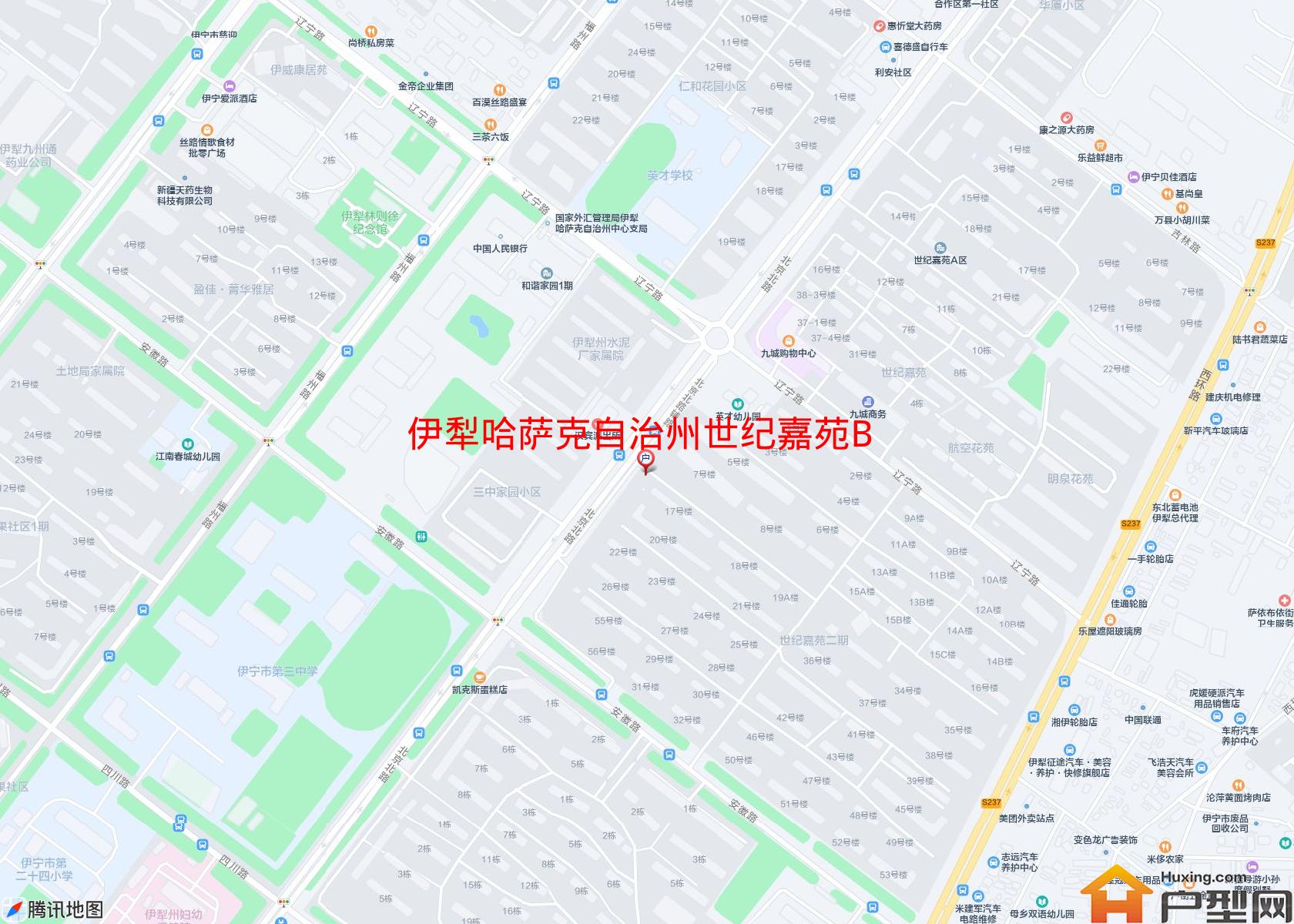世纪嘉苑B区(北京北路)小区 - 户型网